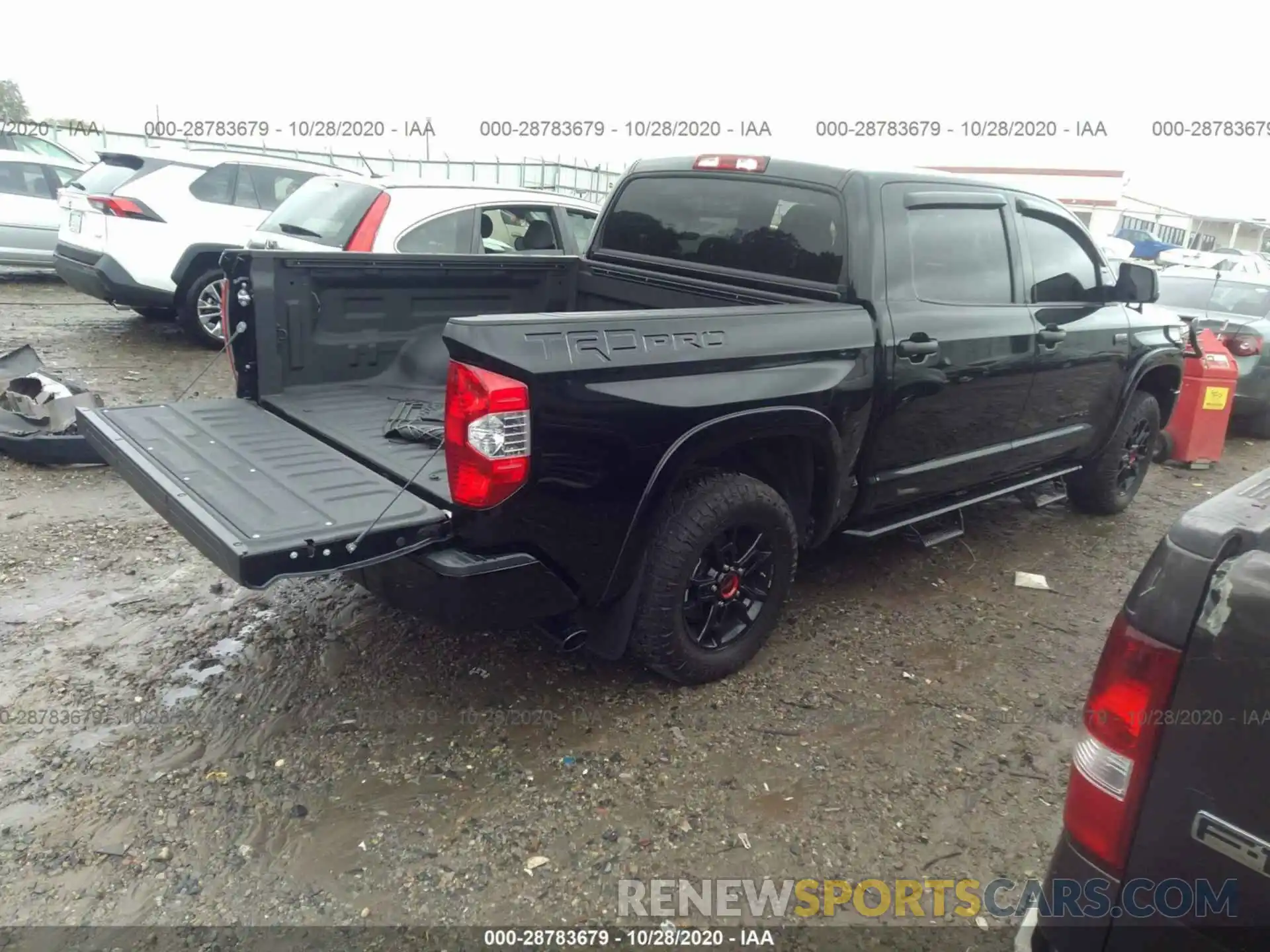 4 Photograph of a damaged car 5TFDY5F17KX843775 TOYOTA TUNDRA 4WD 2019