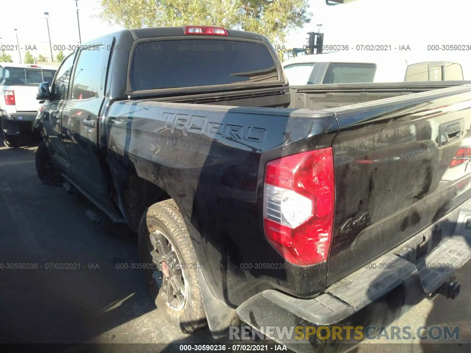 3 Photograph of a damaged car 5TFDY5F17KX849270 TOYOTA TUNDRA 4WD 2019