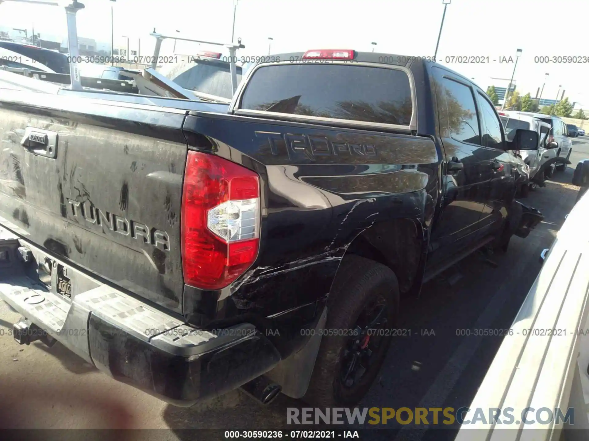 4 Photograph of a damaged car 5TFDY5F17KX849270 TOYOTA TUNDRA 4WD 2019