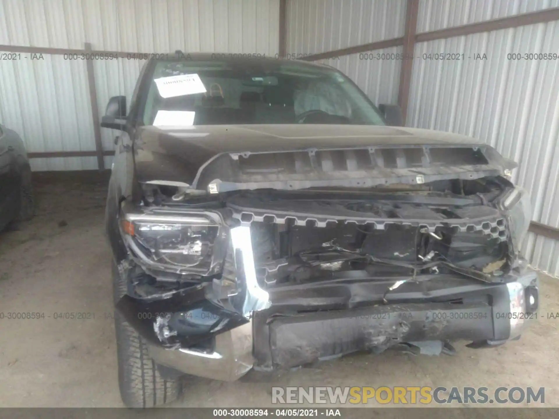 6 Photograph of a damaged car 5TFDY5F17KX850726 TOYOTA TUNDRA 4WD 2019