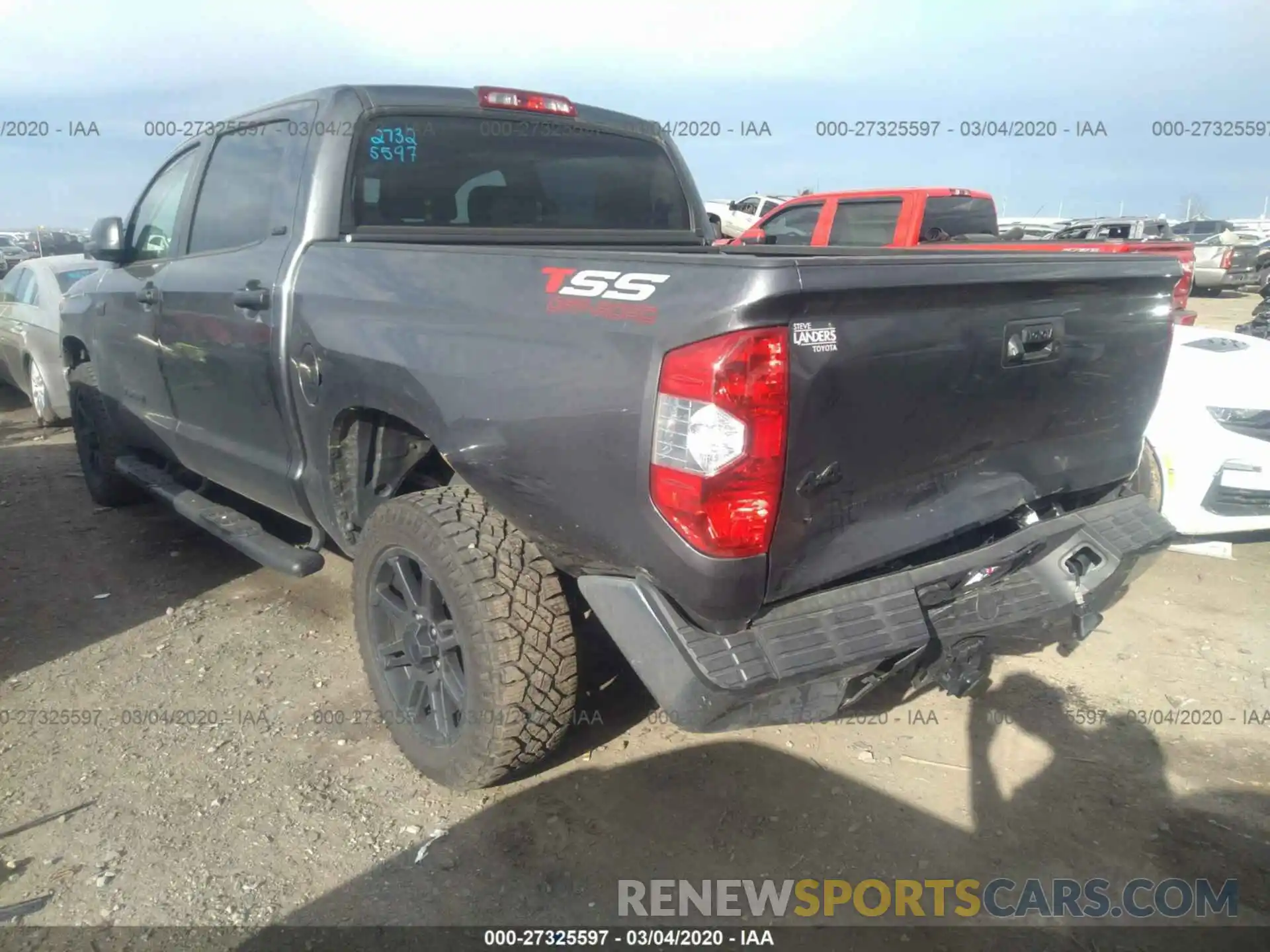 3 Photograph of a damaged car 5TFDY5F17KX858437 TOYOTA TUNDRA 4WD 2019