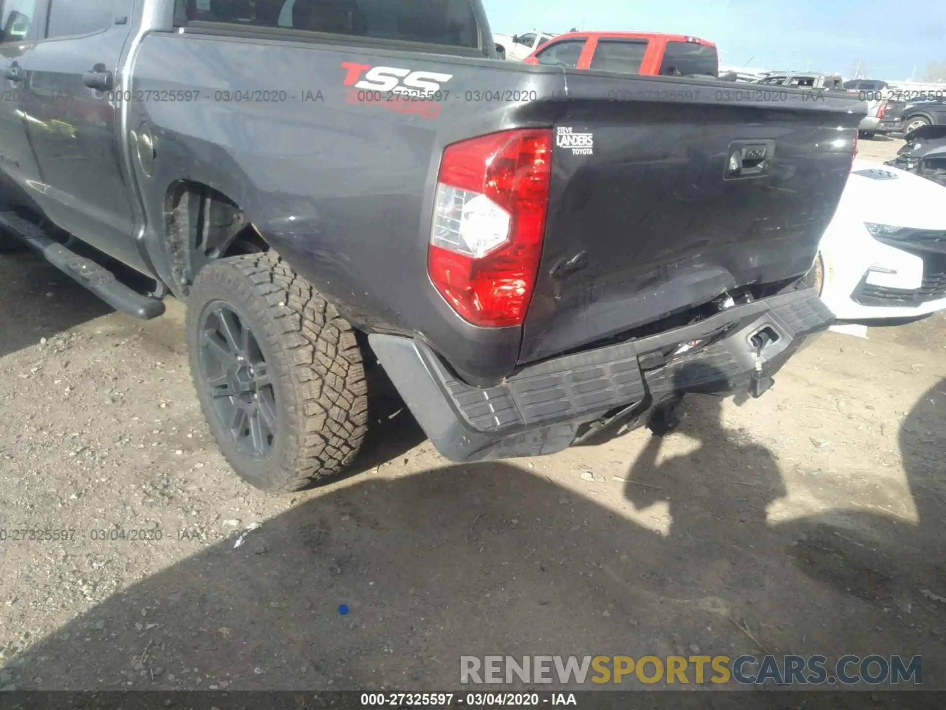 6 Photograph of a damaged car 5TFDY5F17KX858437 TOYOTA TUNDRA 4WD 2019