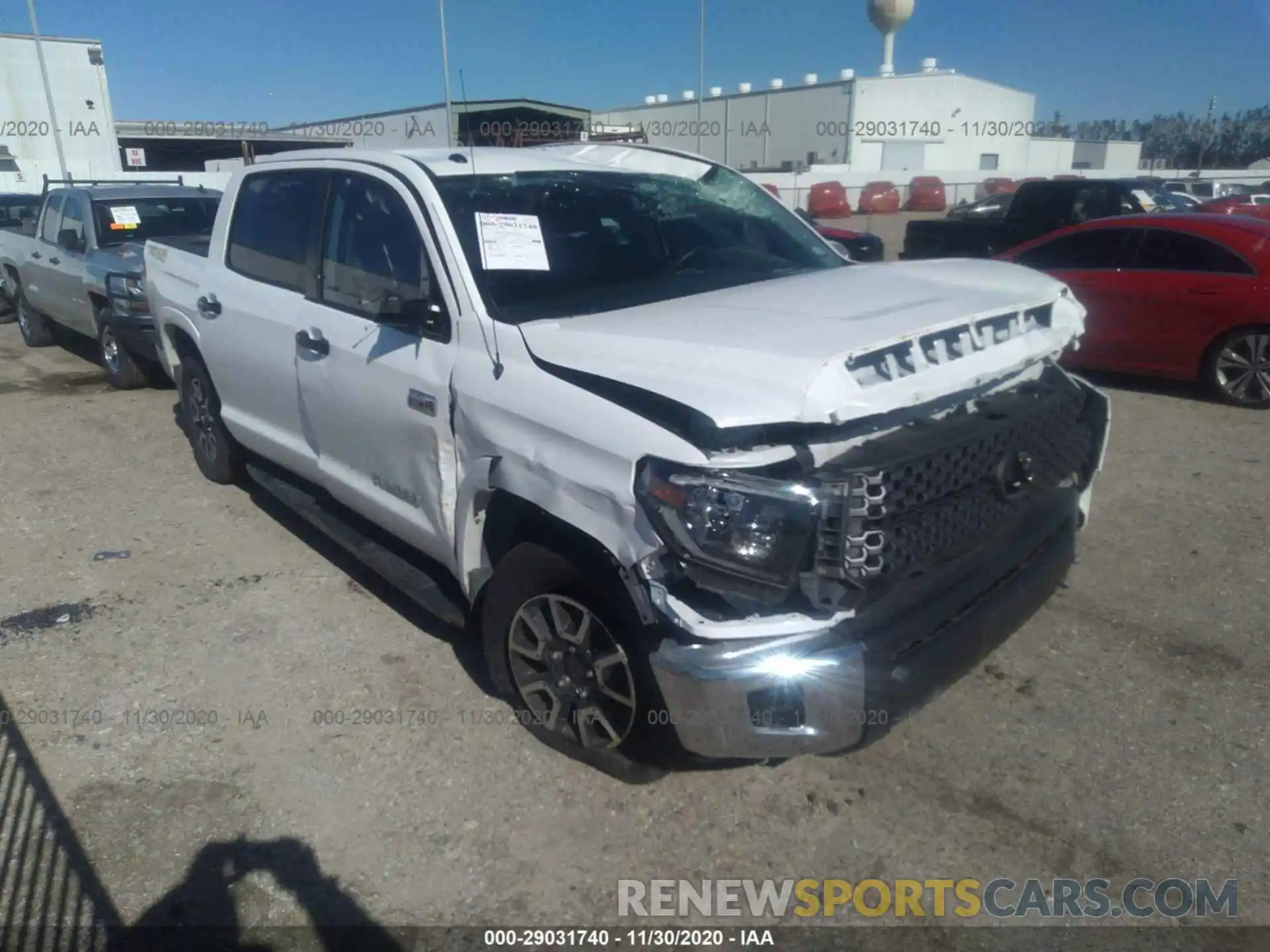 1 Photograph of a damaged car 5TFDY5F18KX850640 TOYOTA TUNDRA 4WD 2019