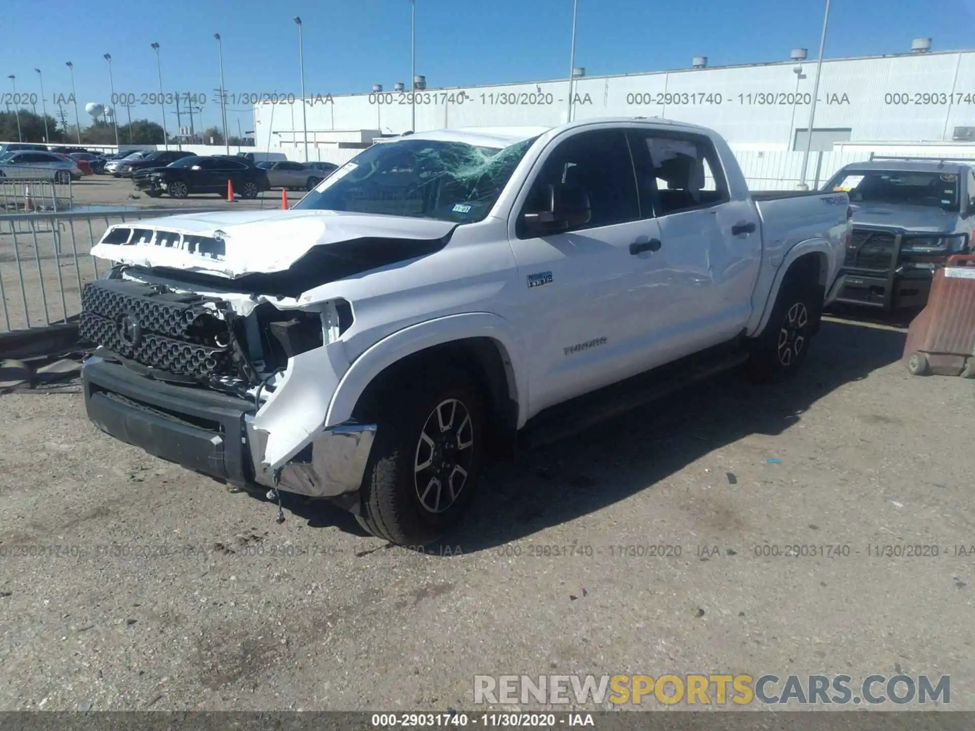 2 Photograph of a damaged car 5TFDY5F18KX850640 TOYOTA TUNDRA 4WD 2019