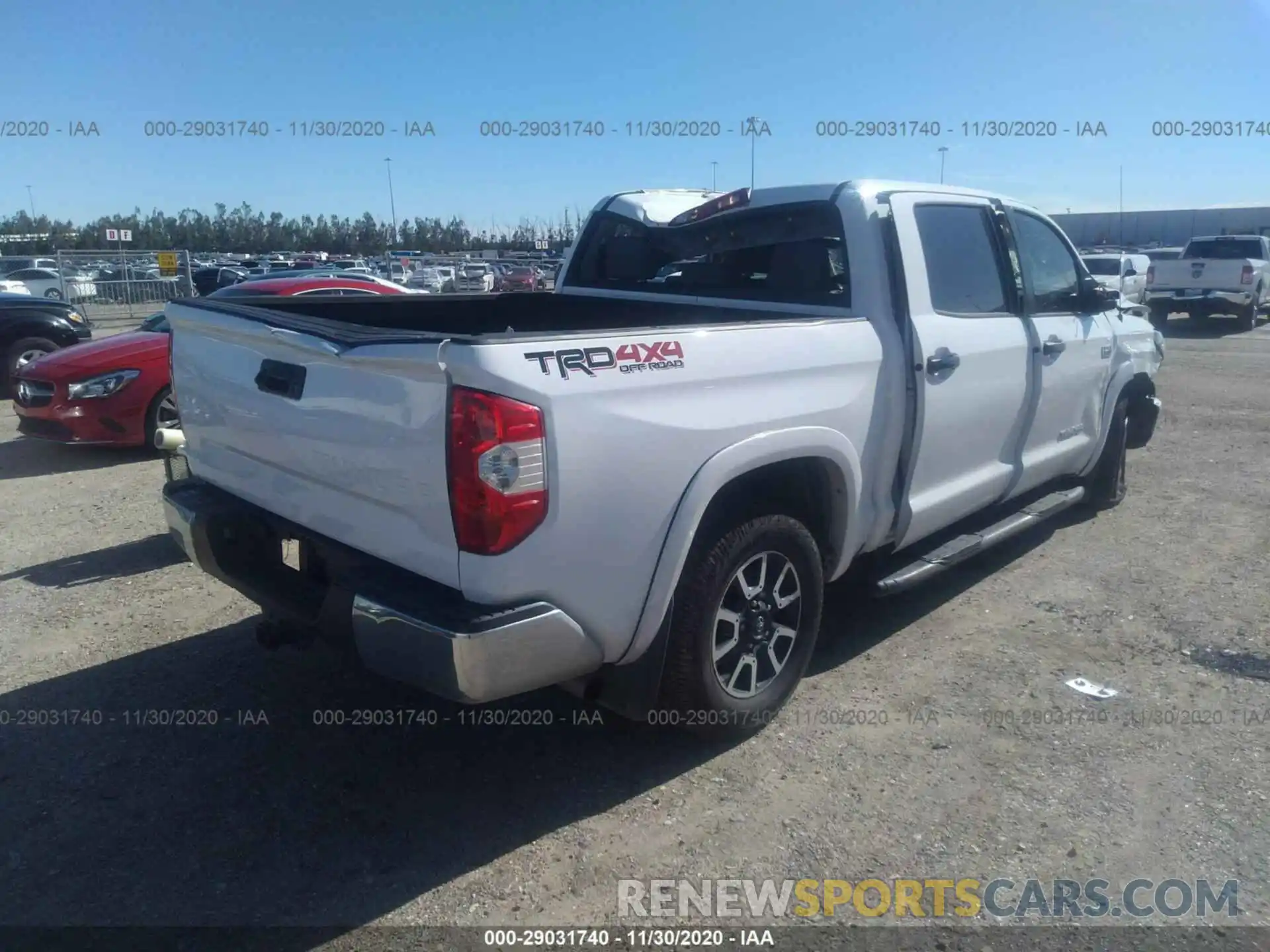 4 Photograph of a damaged car 5TFDY5F18KX850640 TOYOTA TUNDRA 4WD 2019