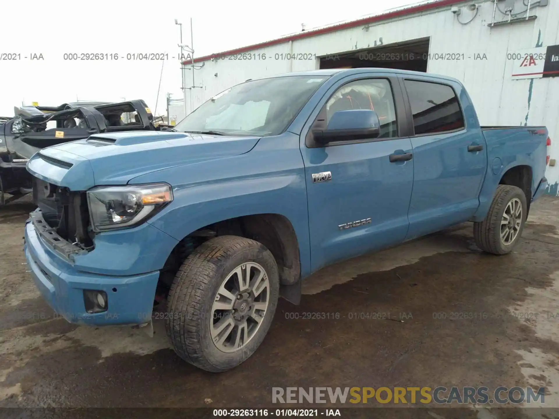 2 Photograph of a damaged car 5TFDY5F18KX859371 TOYOTA TUNDRA 4WD 2019