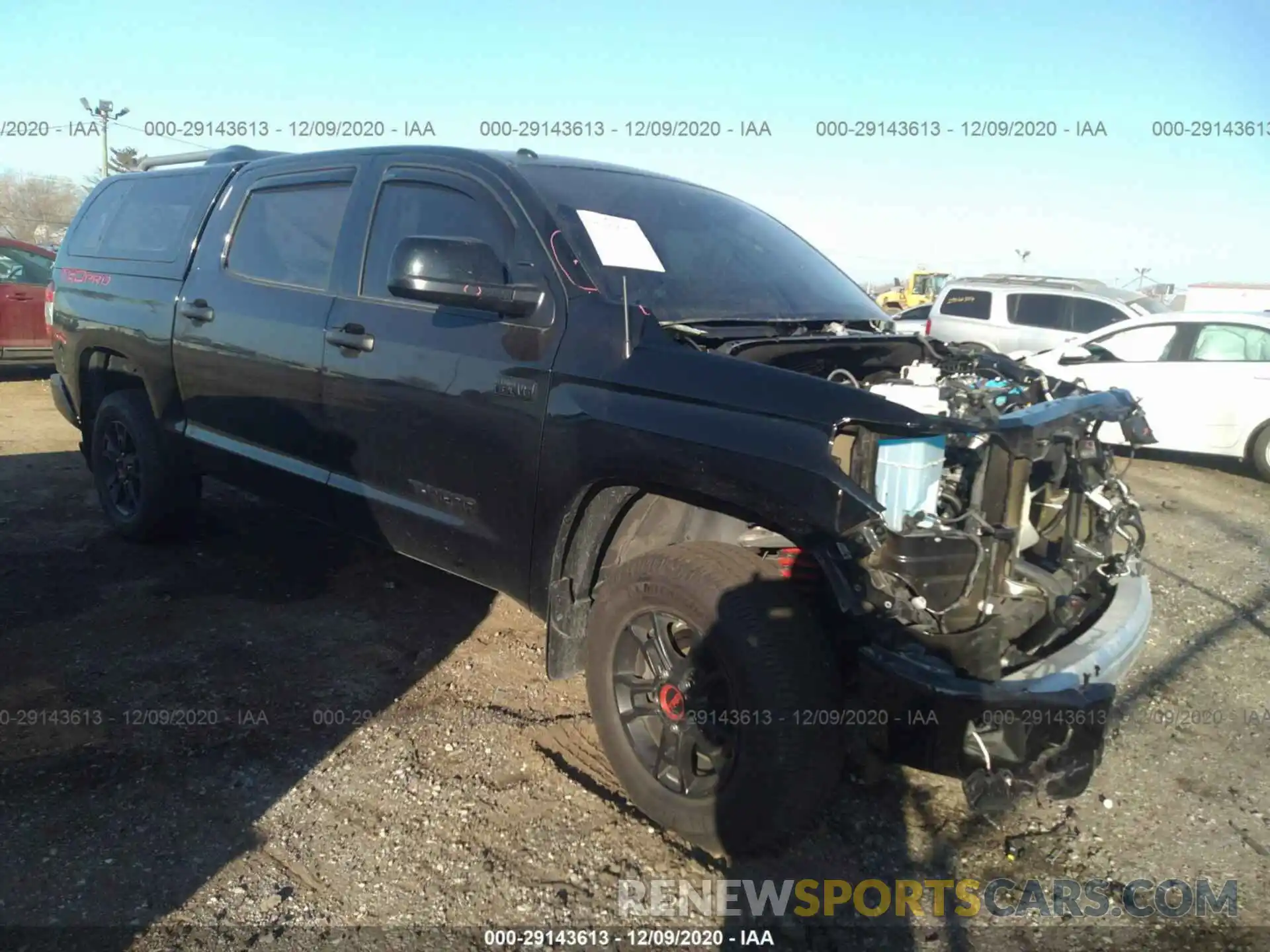 1 Photograph of a damaged car 5TFDY5F19KX839792 TOYOTA TUNDRA 4WD 2019