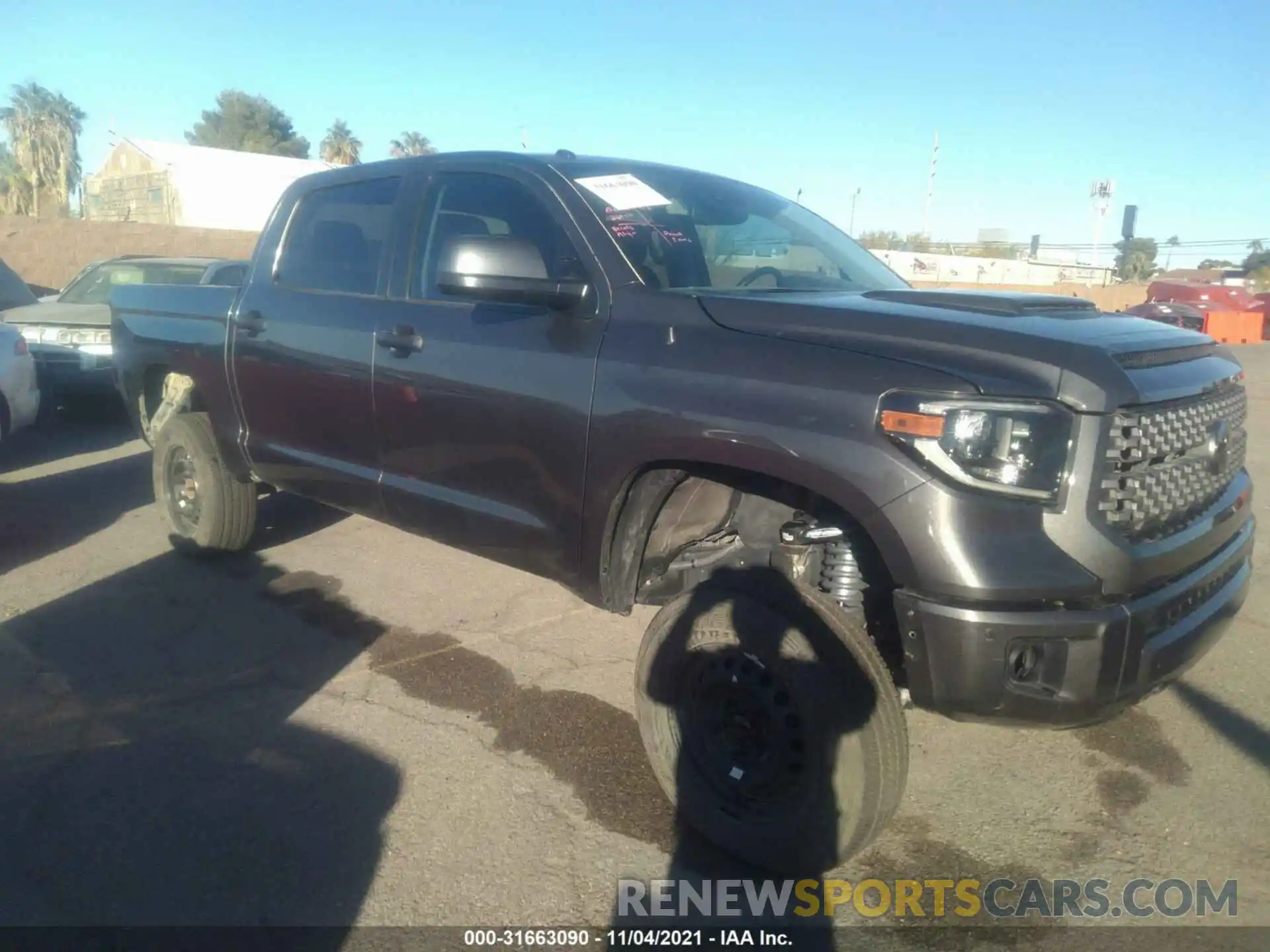 1 Photograph of a damaged car 5TFDY5F1XKX817185 TOYOTA TUNDRA 4WD 2019