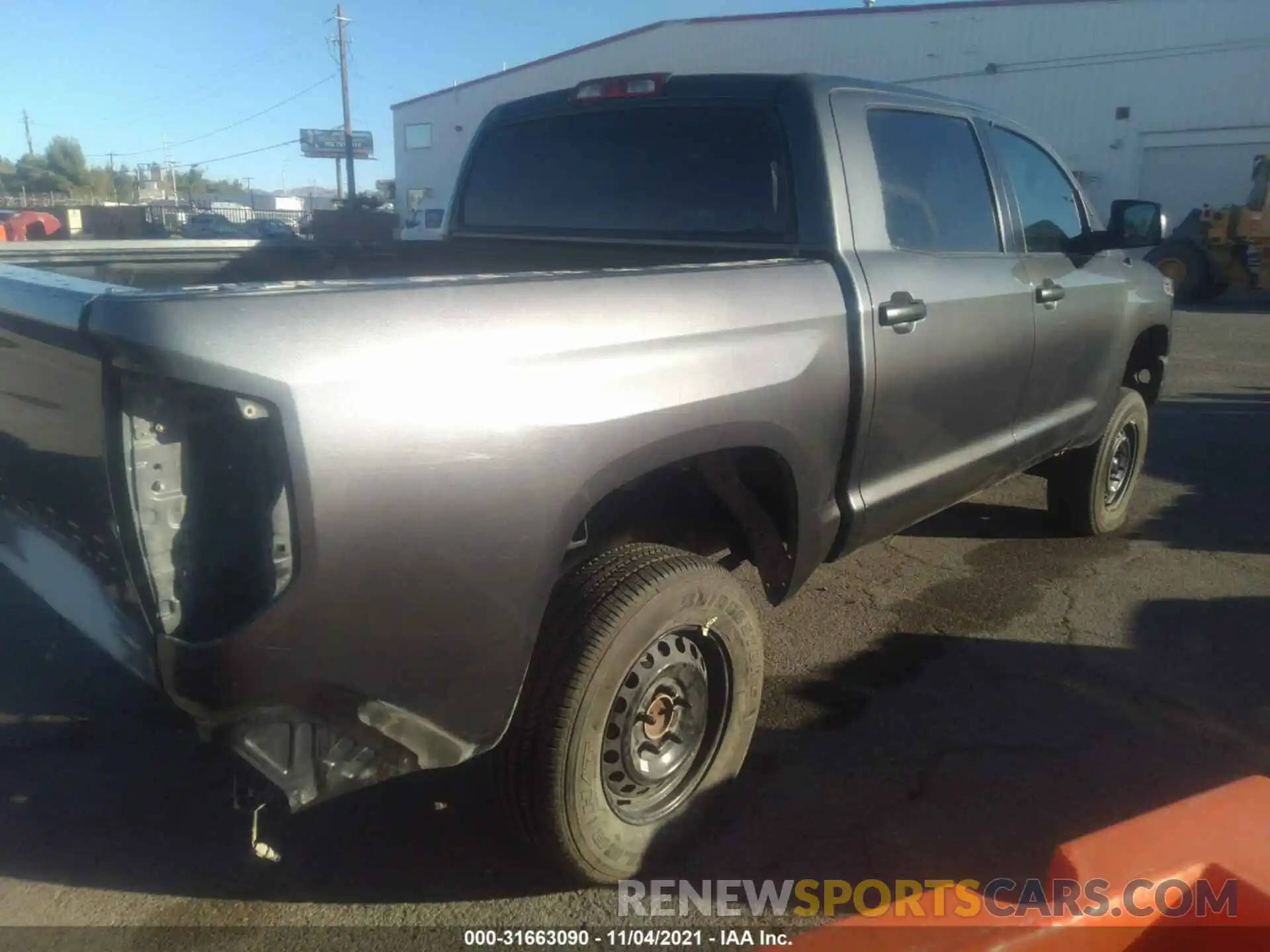 4 Photograph of a damaged car 5TFDY5F1XKX817185 TOYOTA TUNDRA 4WD 2019