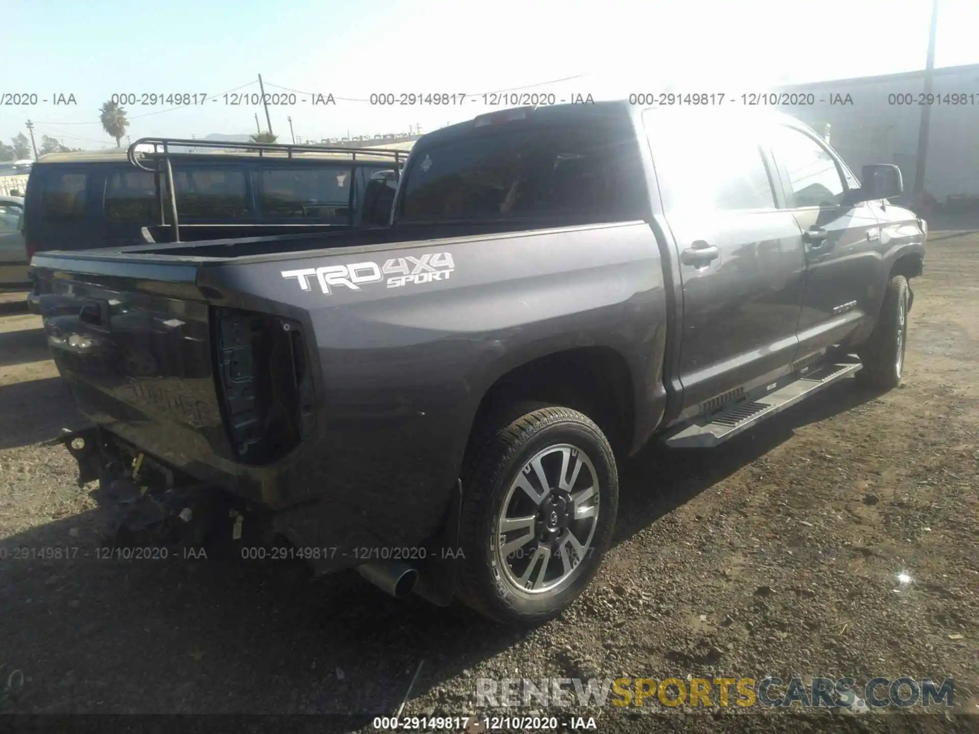 4 Фотография поврежденного автомобиля 5TFDY5F1XKX842541 TOYOTA TUNDRA 4WD 2019