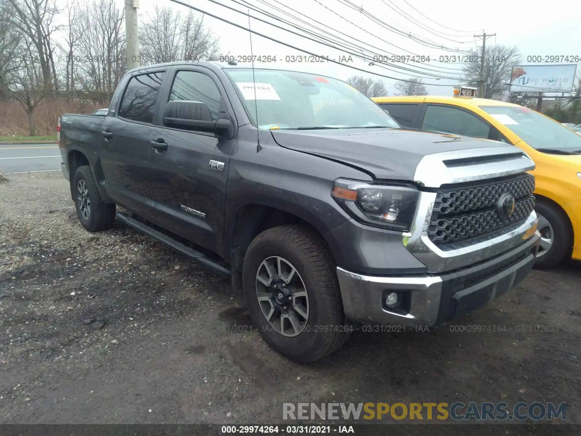 1 Photograph of a damaged car 5TFDY5F1XKX861557 TOYOTA TUNDRA 4WD 2019