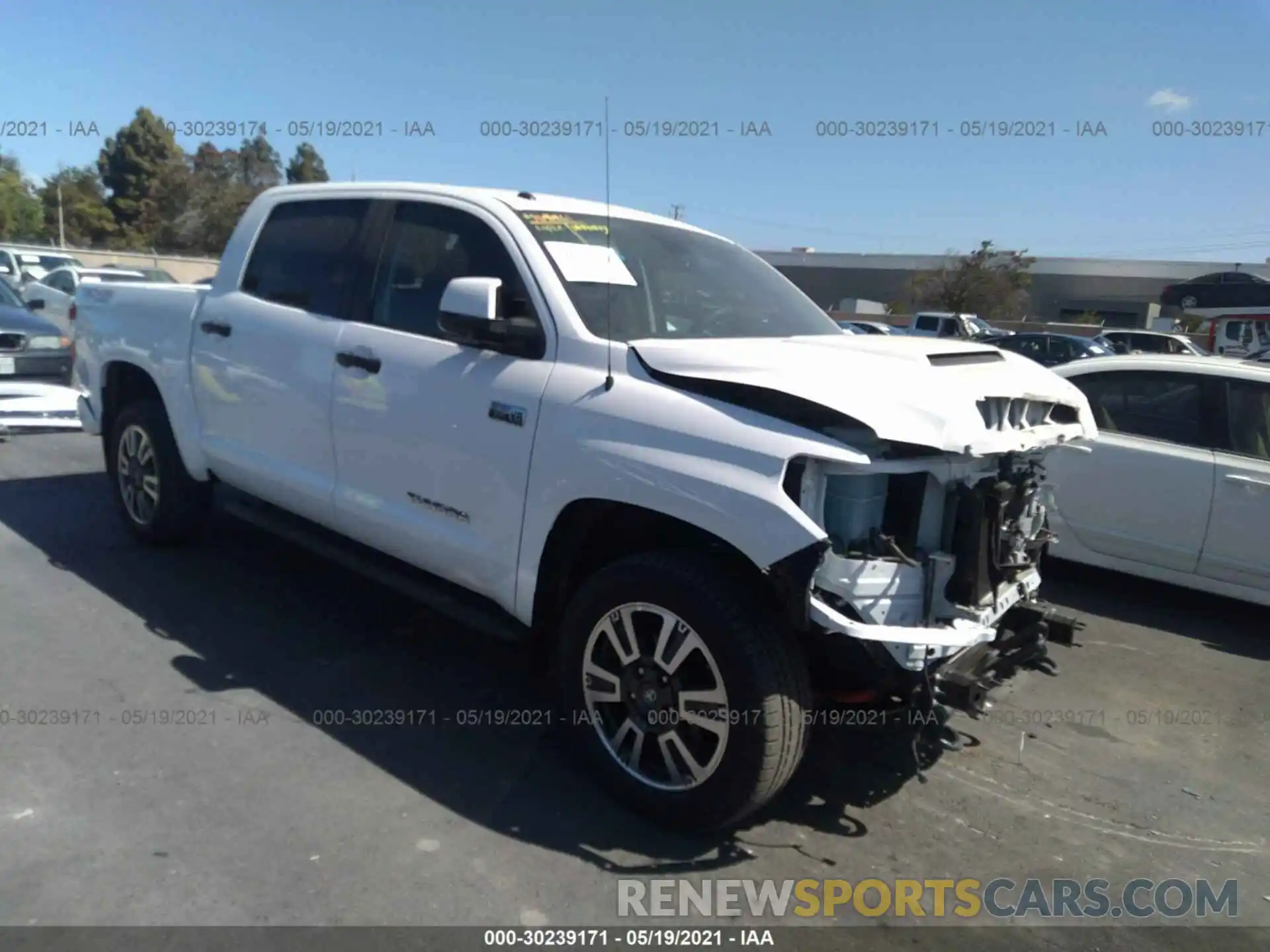 1 Photograph of a damaged car 5TFDY5F1XKX865186 TOYOTA TUNDRA 4WD 2019