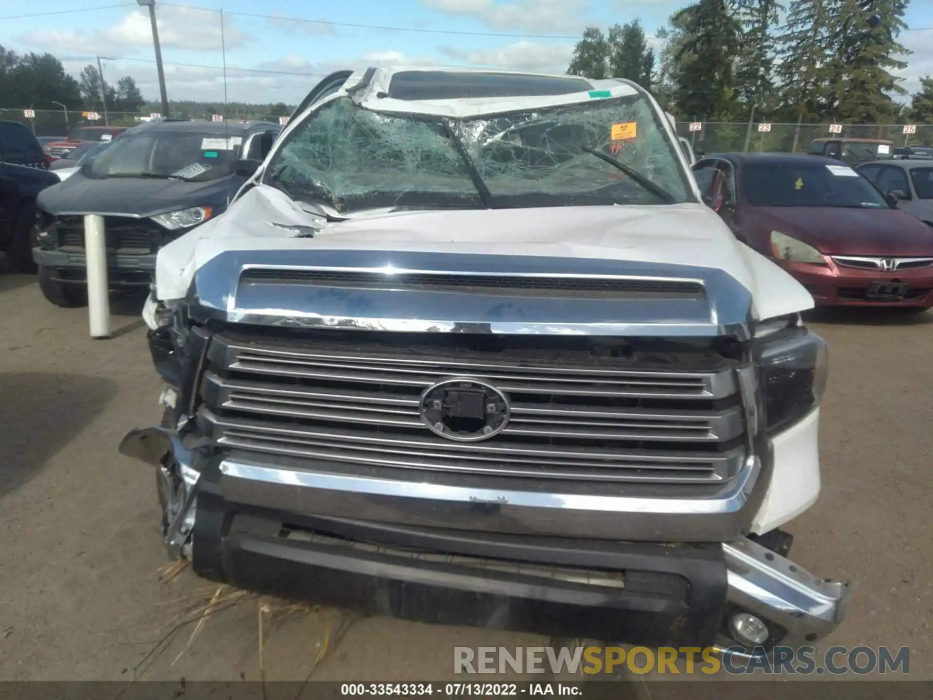 6 Photograph of a damaged car 5TFHY5F10KX787258 TOYOTA TUNDRA 4WD 2019