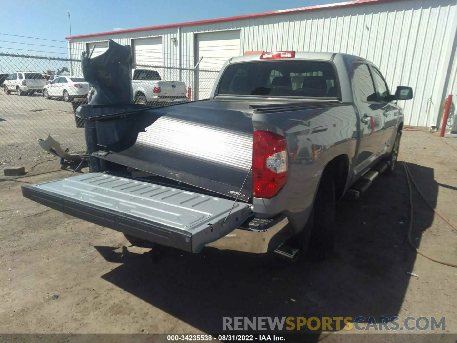 4 Photograph of a damaged car 5TFHY5F11KX782411 TOYOTA TUNDRA 4WD 2019