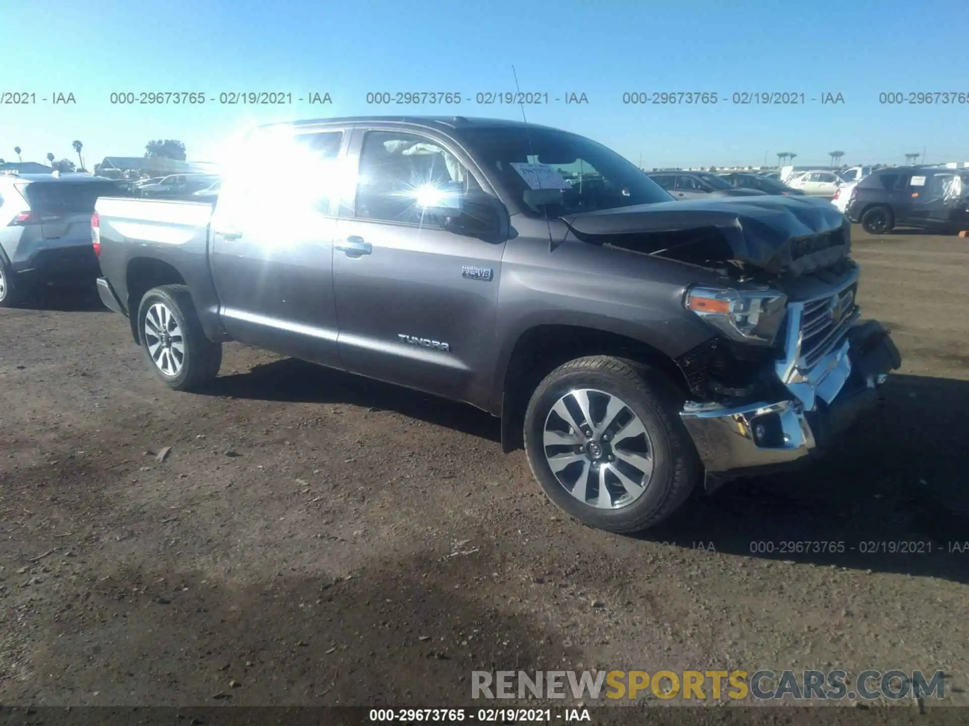 1 Photograph of a damaged car 5TFHY5F13KX788100 TOYOTA TUNDRA 4WD 2019