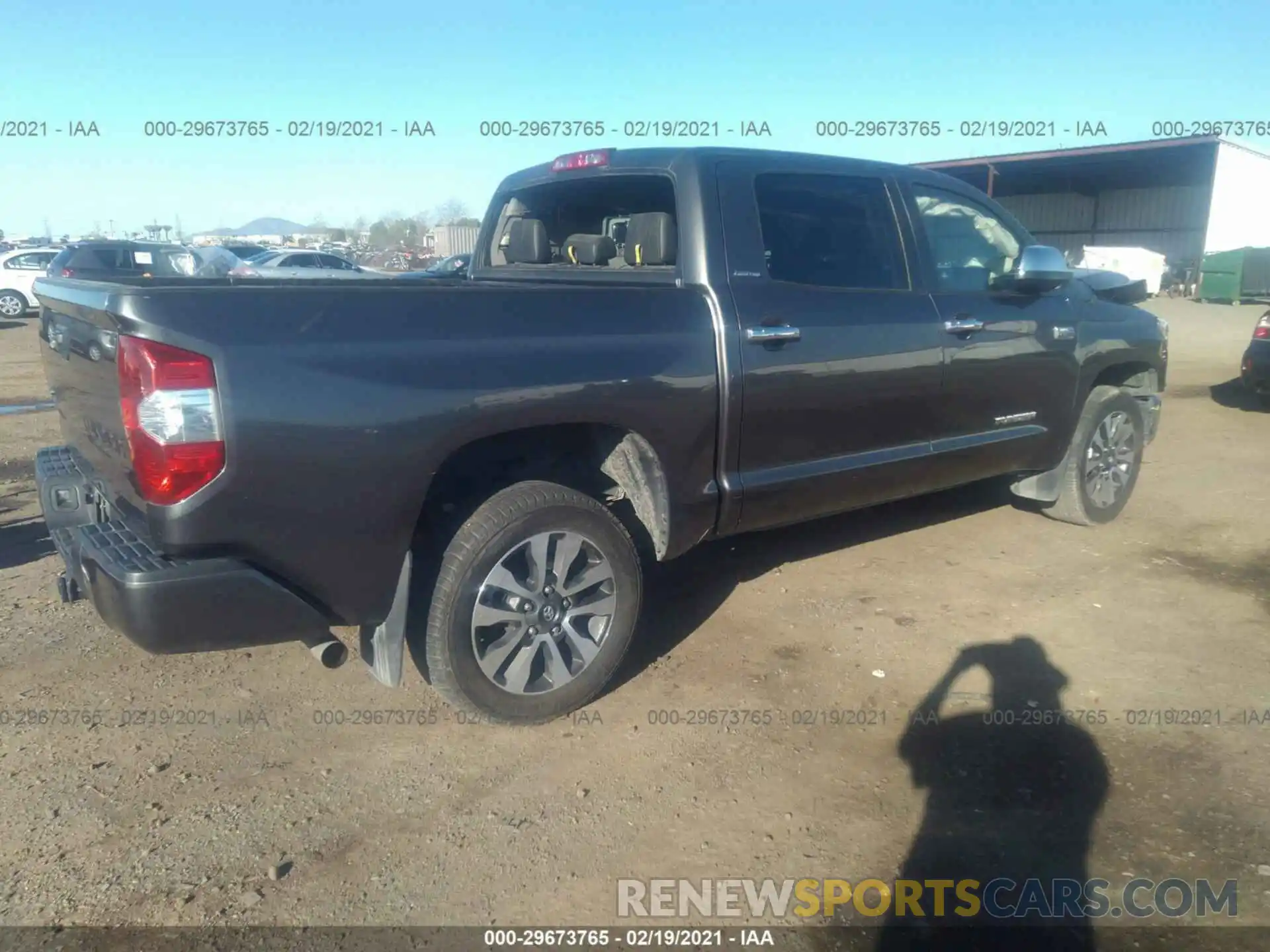 4 Photograph of a damaged car 5TFHY5F13KX788100 TOYOTA TUNDRA 4WD 2019