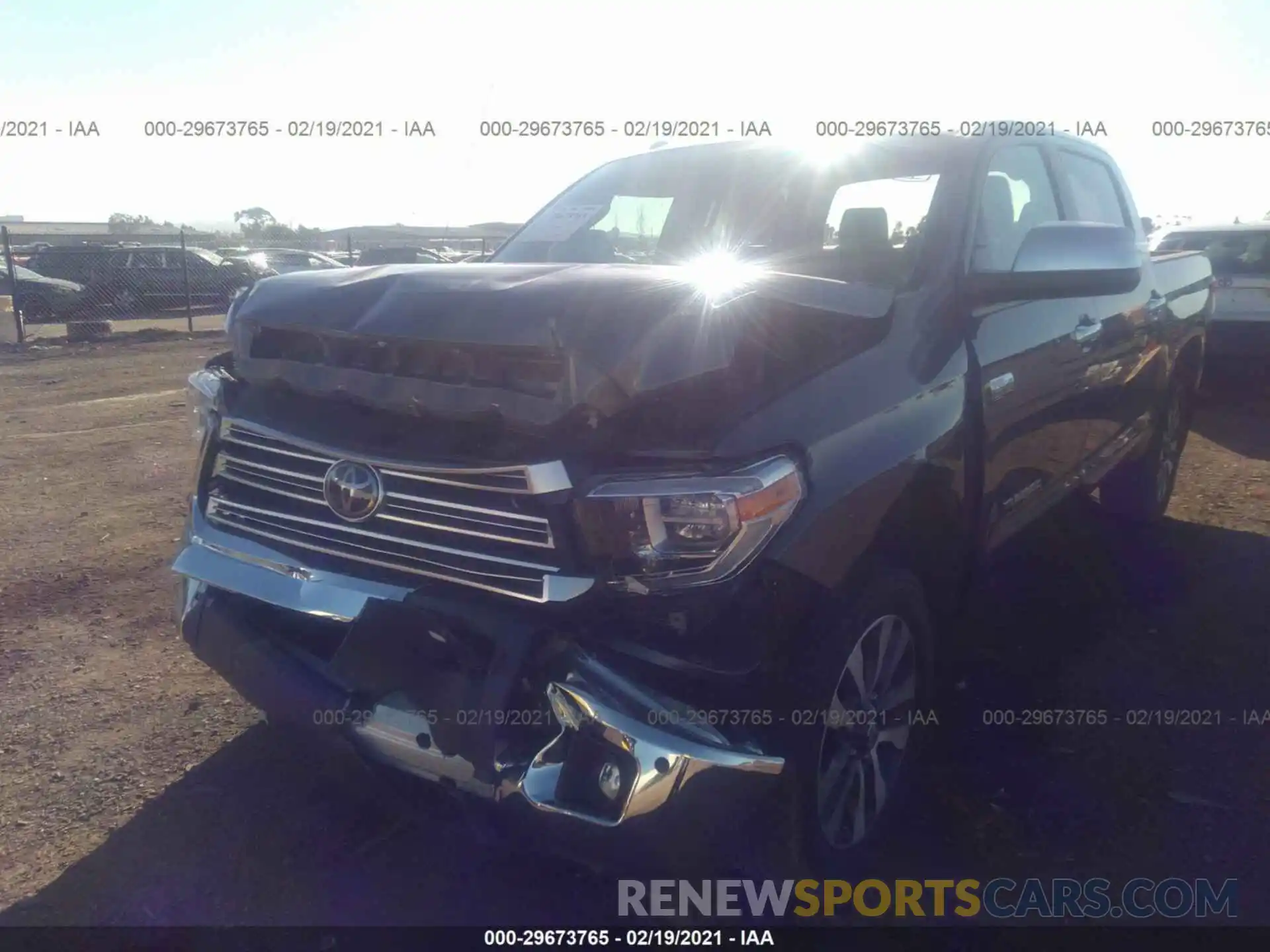 6 Photograph of a damaged car 5TFHY5F13KX788100 TOYOTA TUNDRA 4WD 2019