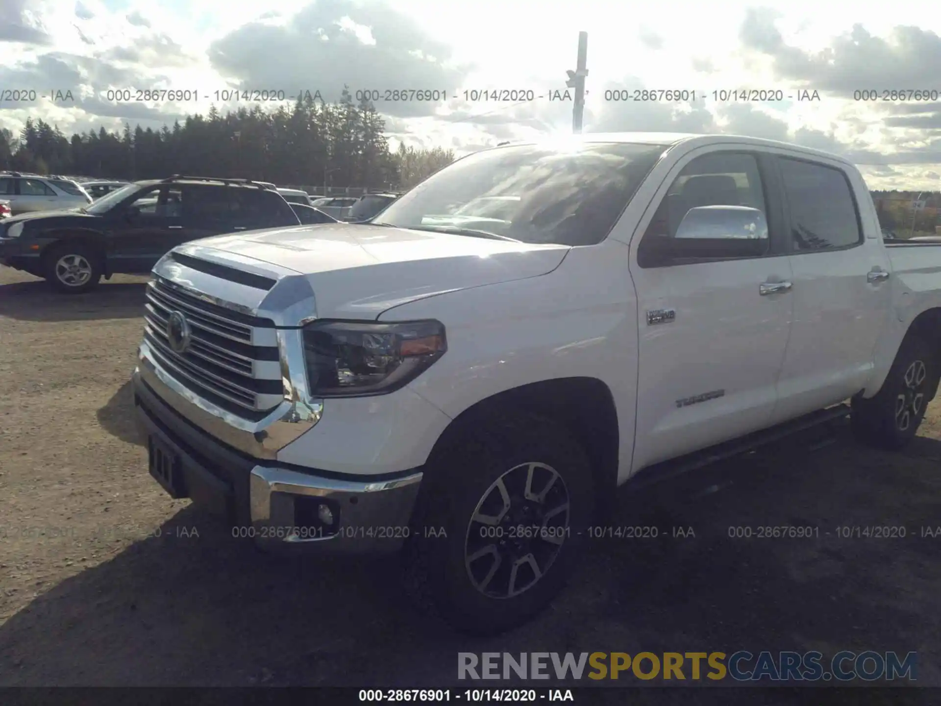 2 Photograph of a damaged car 5TFHY5F13KX805753 TOYOTA TUNDRA 4WD 2019