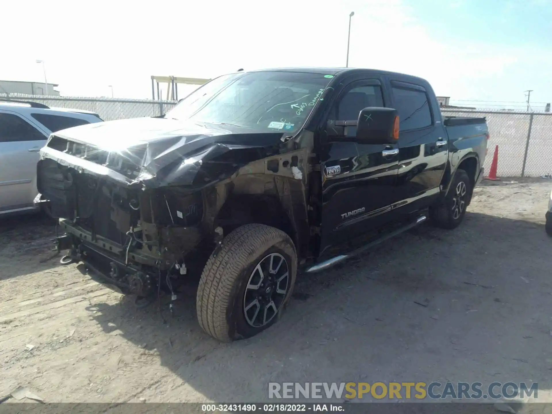 2 Photograph of a damaged car 5TFHY5F14KX777736 TOYOTA TUNDRA 4WD 2019