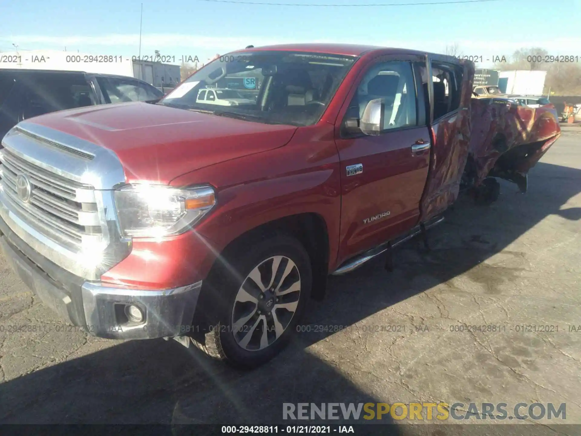 2 Photograph of a damaged car 5TFHY5F14KX782810 TOYOTA TUNDRA 4WD 2019