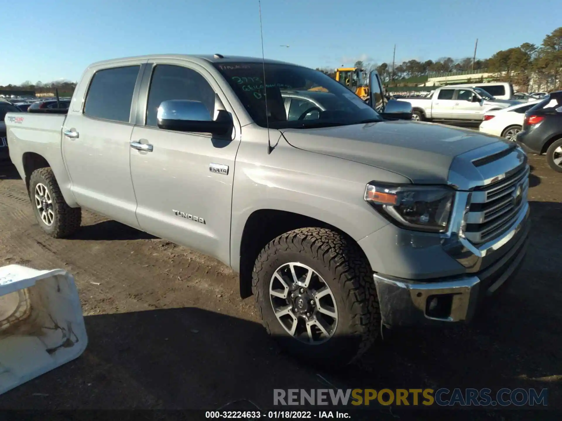 1 Photograph of a damaged car 5TFHY5F14KX834369 TOYOTA TUNDRA 4WD 2019