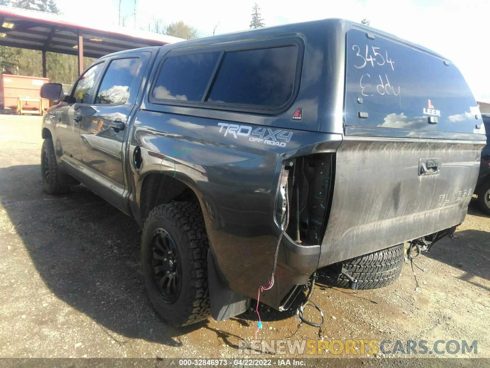 3 Photograph of a damaged car 5TFHY5F14KX843041 TOYOTA TUNDRA 4WD 2019