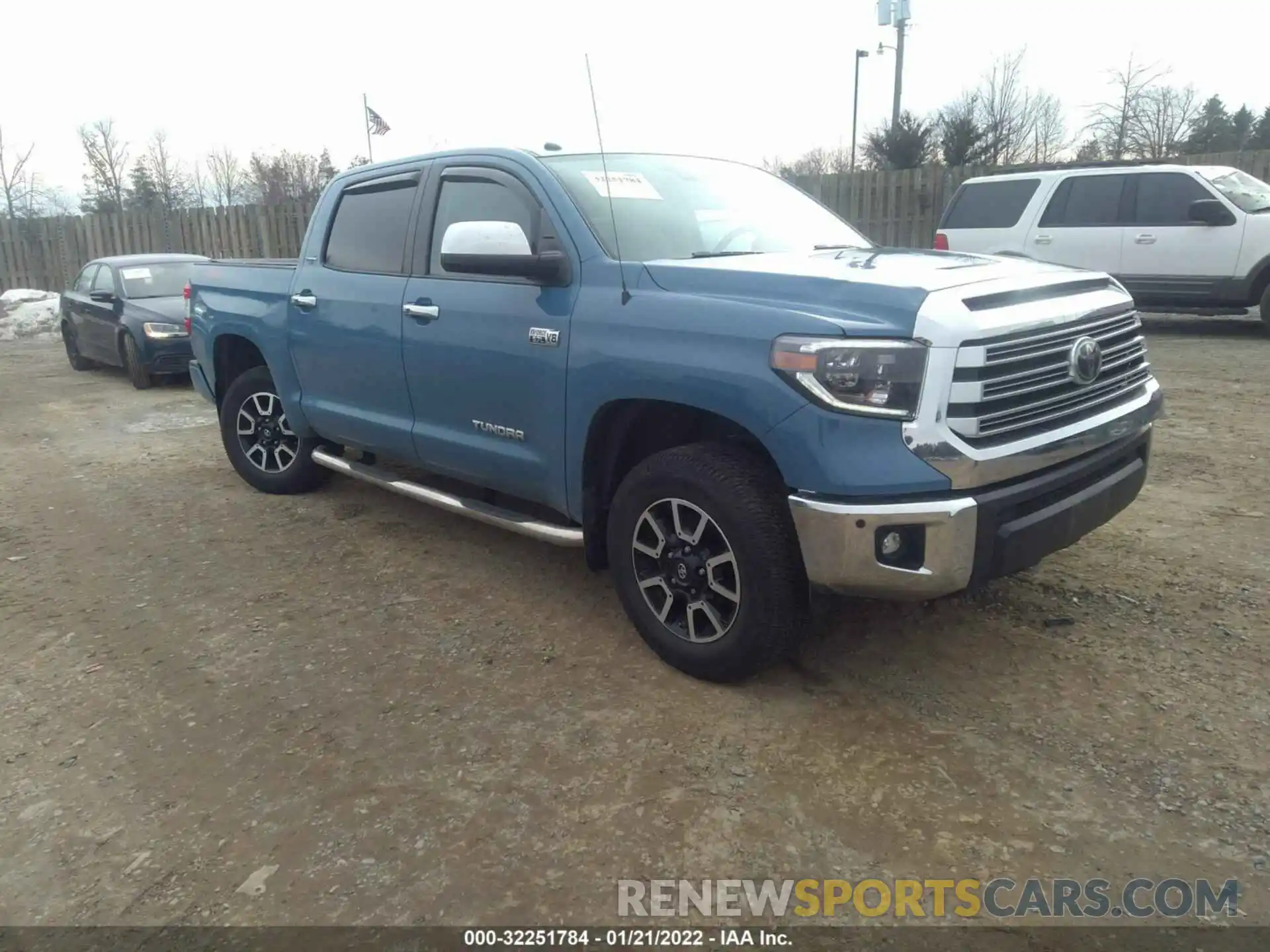 1 Photograph of a damaged car 5TFHY5F16KX806864 TOYOTA TUNDRA 4WD 2019