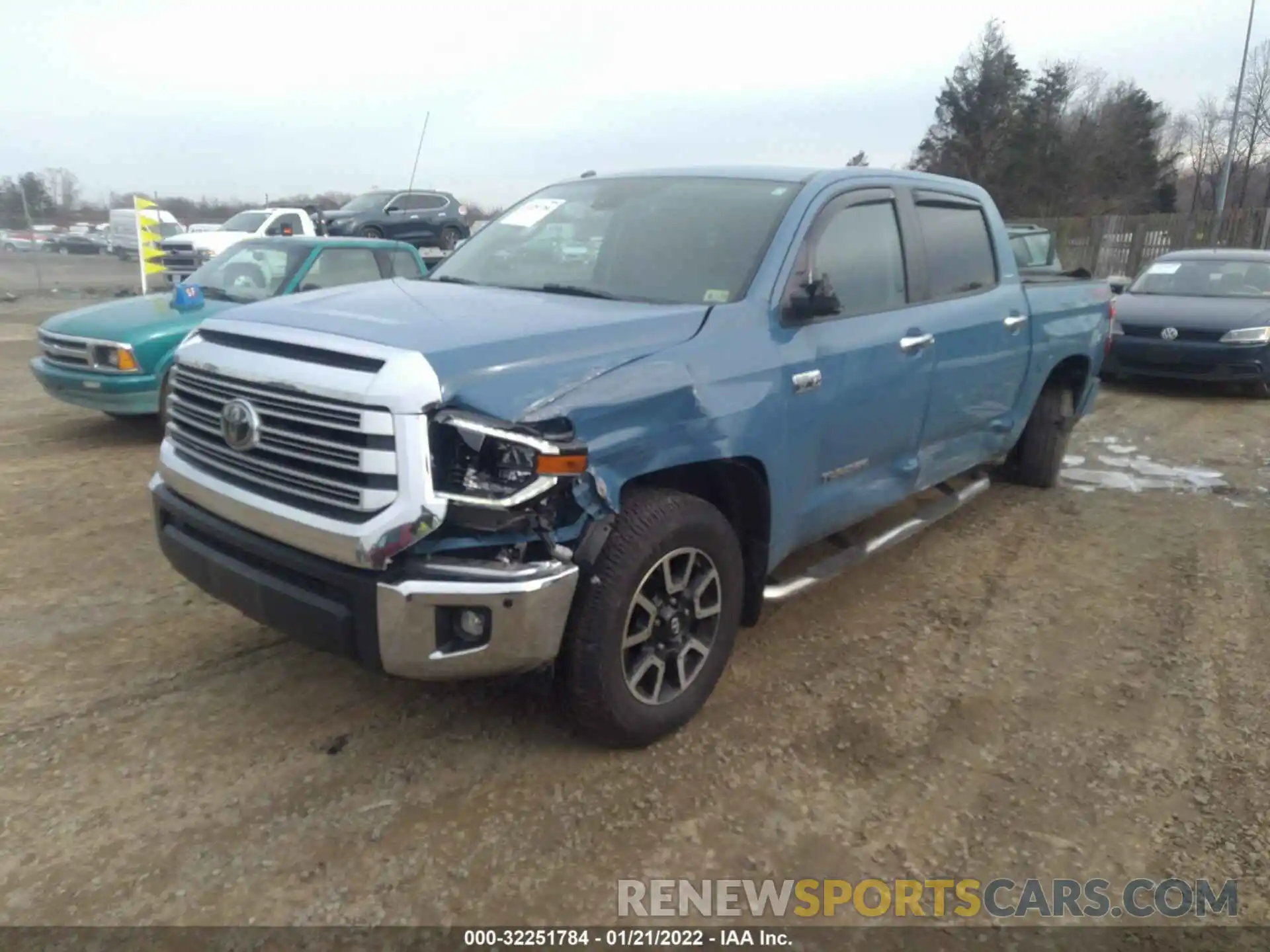 2 Photograph of a damaged car 5TFHY5F16KX806864 TOYOTA TUNDRA 4WD 2019