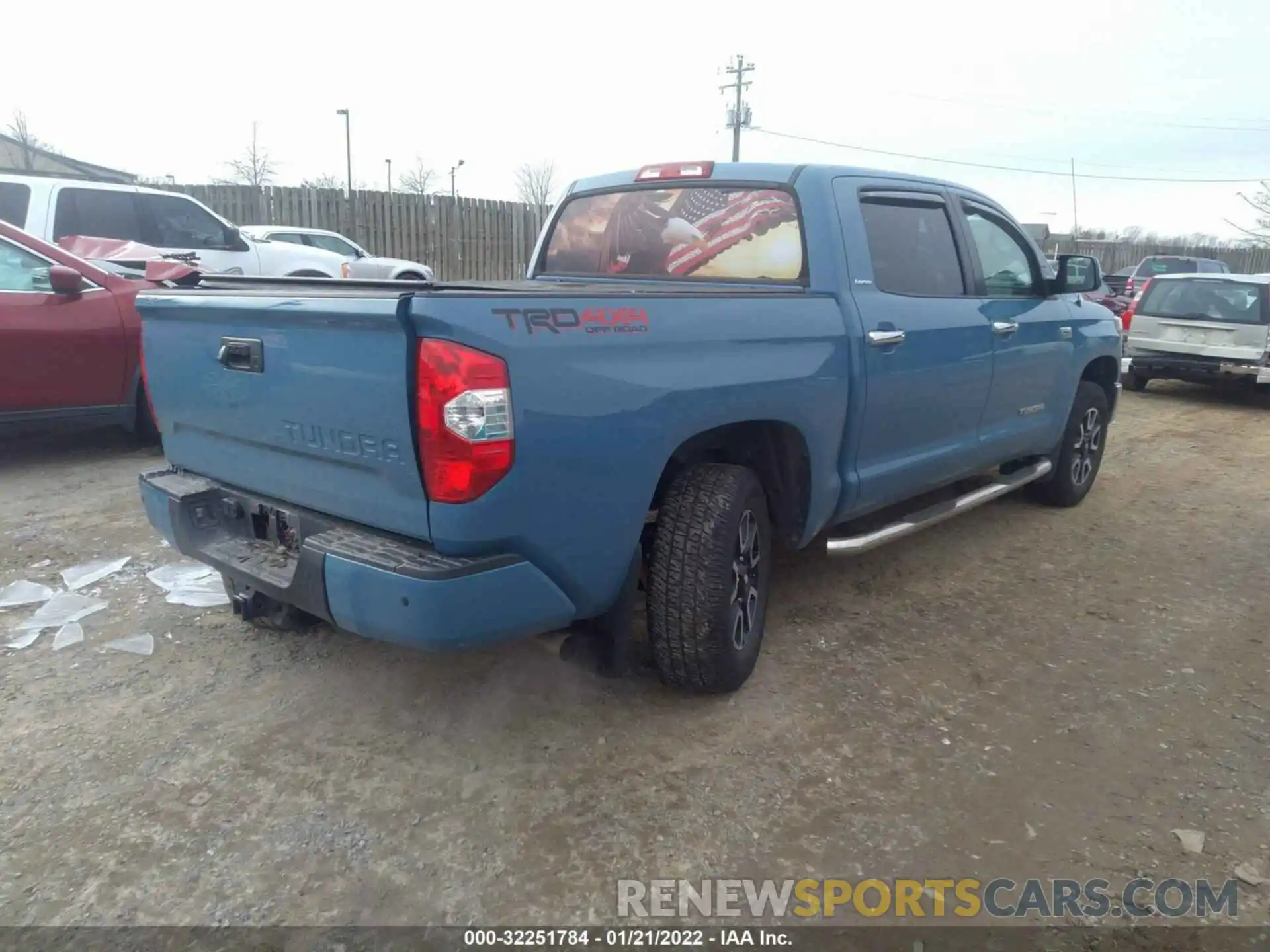 4 Photograph of a damaged car 5TFHY5F16KX806864 TOYOTA TUNDRA 4WD 2019