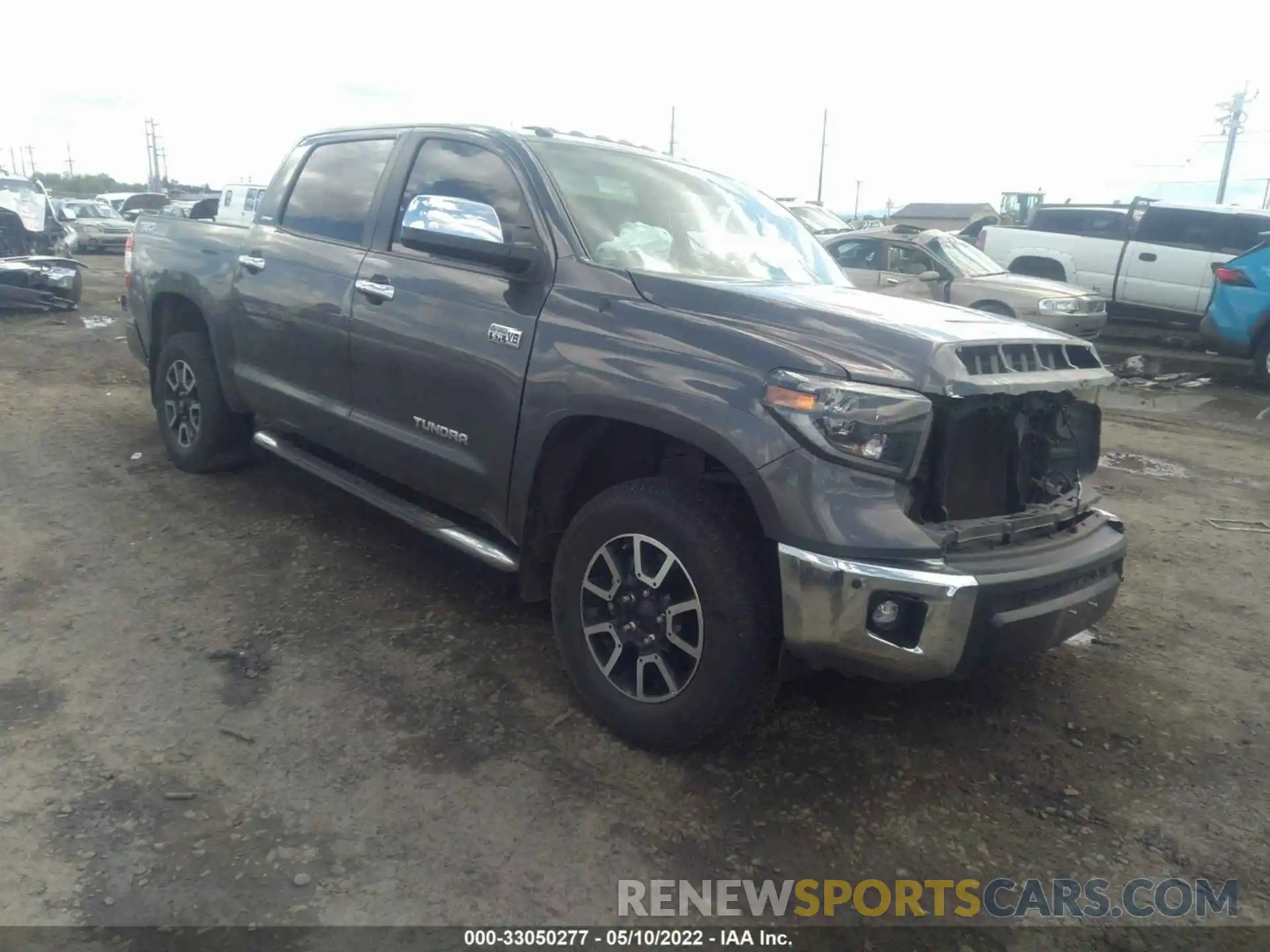 1 Photograph of a damaged car 5TFHY5F16KX867325 TOYOTA TUNDRA 4WD 2019