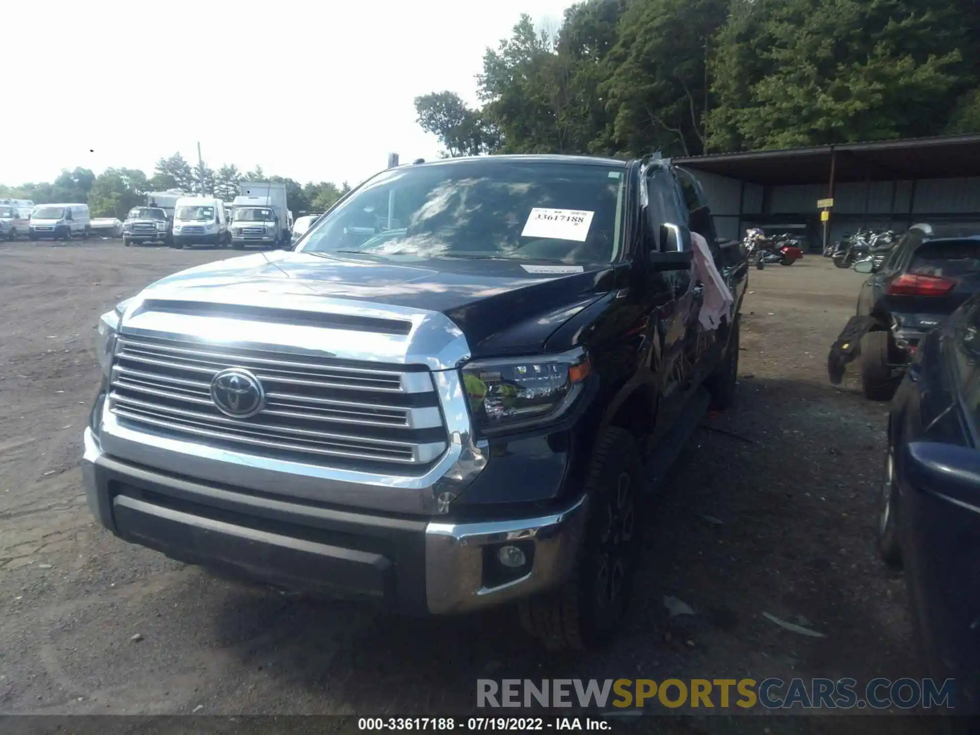 2 Photograph of a damaged car 5TFHY5F17KX825715 TOYOTA TUNDRA 4WD 2019