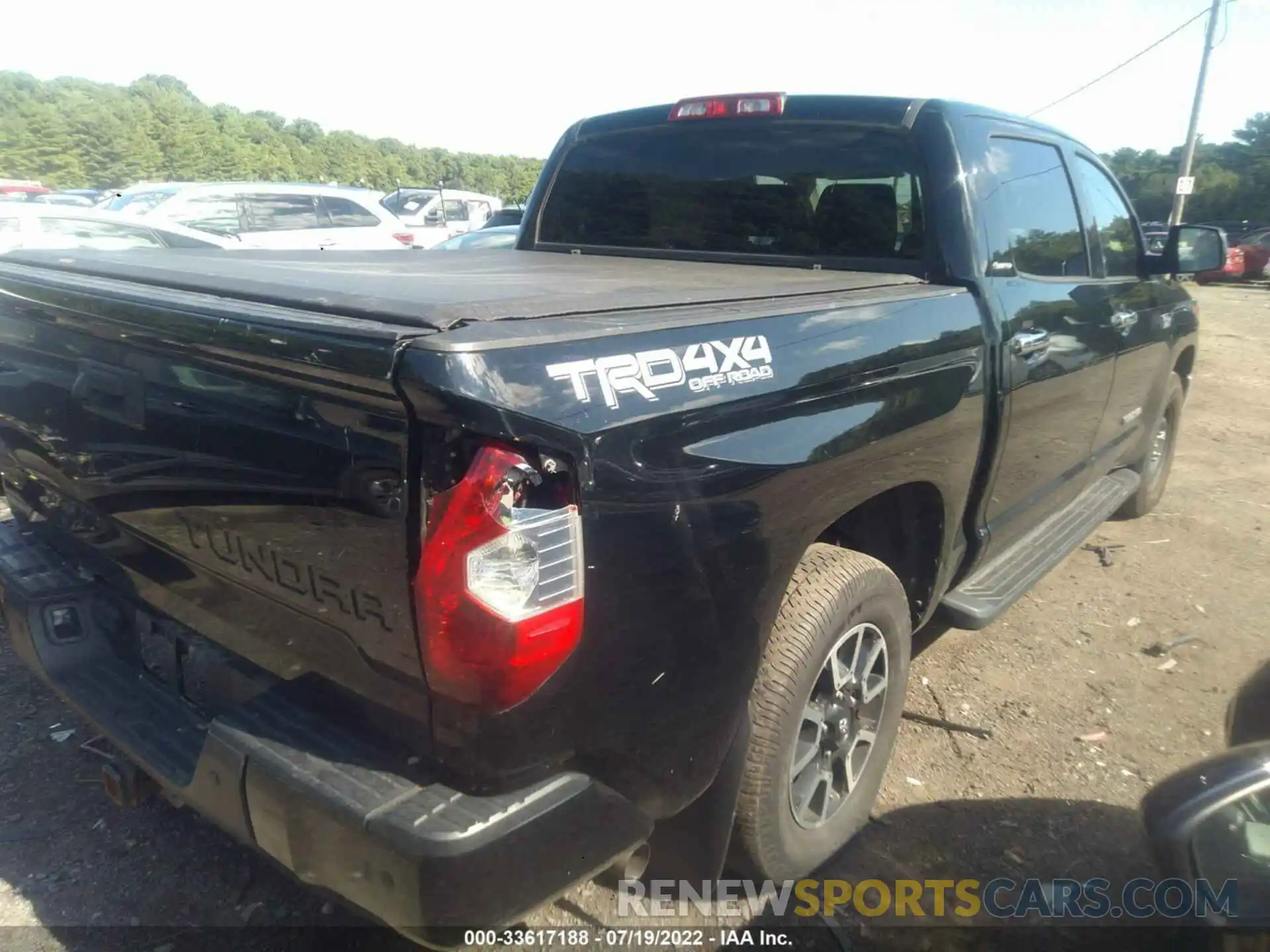 4 Photograph of a damaged car 5TFHY5F17KX825715 TOYOTA TUNDRA 4WD 2019