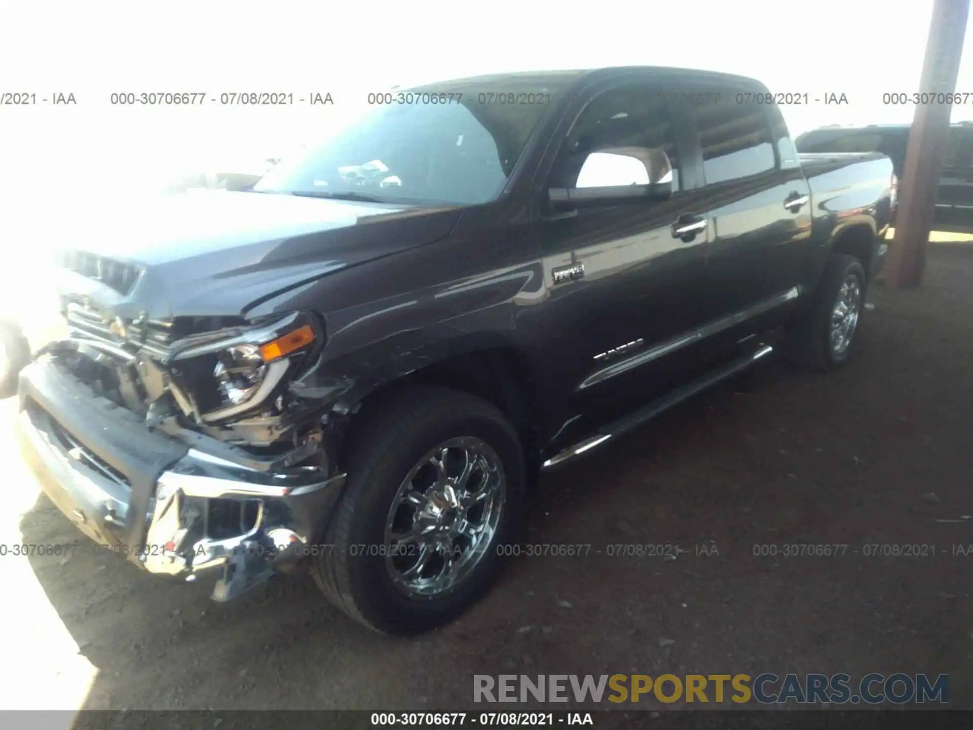 2 Photograph of a damaged car 5TFHY5F18KX799433 TOYOTA TUNDRA 4WD 2019