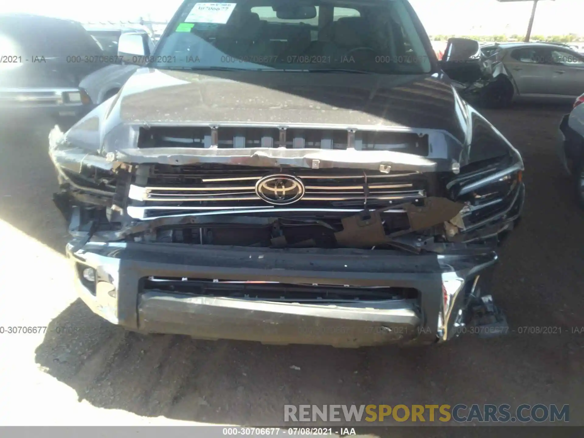 6 Photograph of a damaged car 5TFHY5F18KX799433 TOYOTA TUNDRA 4WD 2019