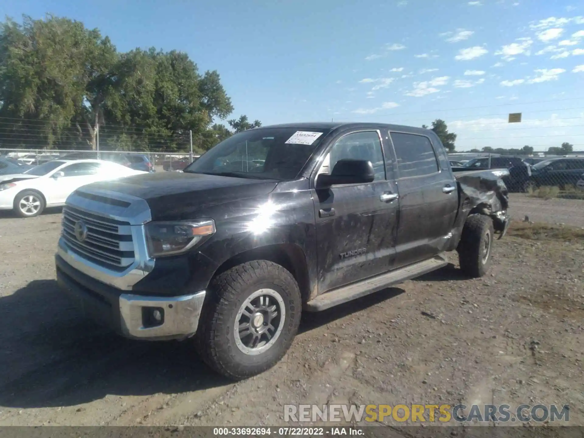 2 Photograph of a damaged car 5TFHY5F18KX842653 TOYOTA TUNDRA 4WD 2019