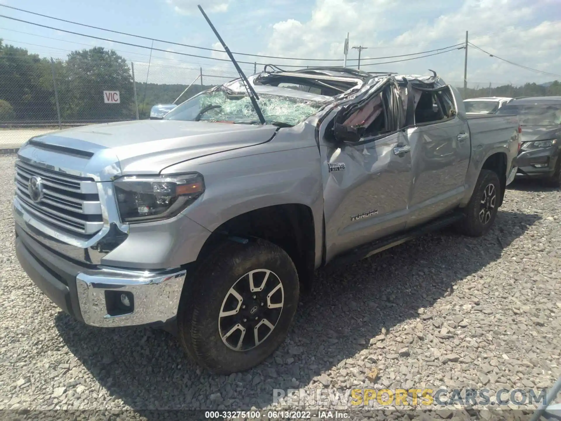 2 Photograph of a damaged car 5TFHY5F18KX869027 TOYOTA TUNDRA 4WD 2019