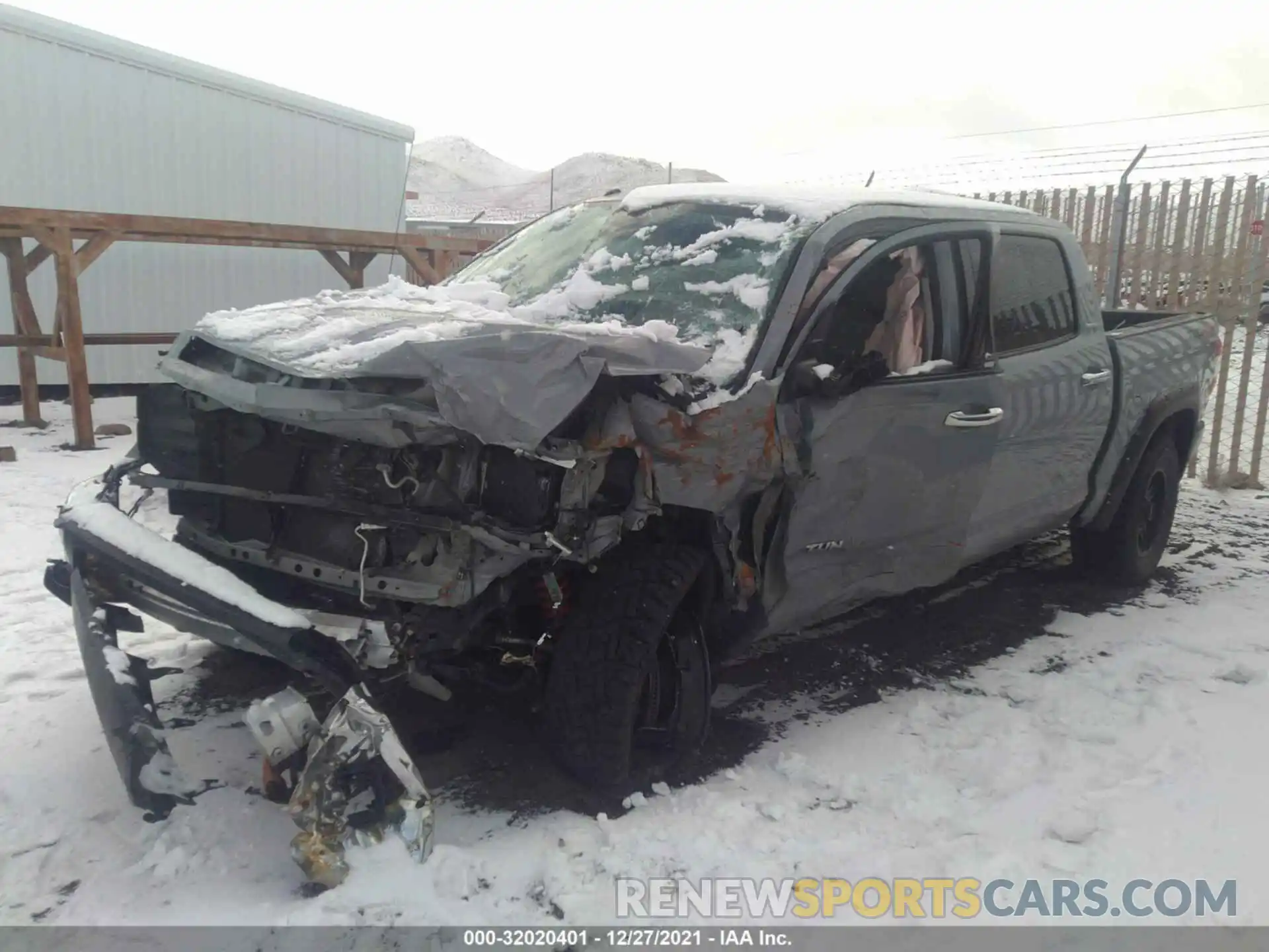 2 Photograph of a damaged car 5TFHY5F18KX869982 TOYOTA TUNDRA 4WD 2019