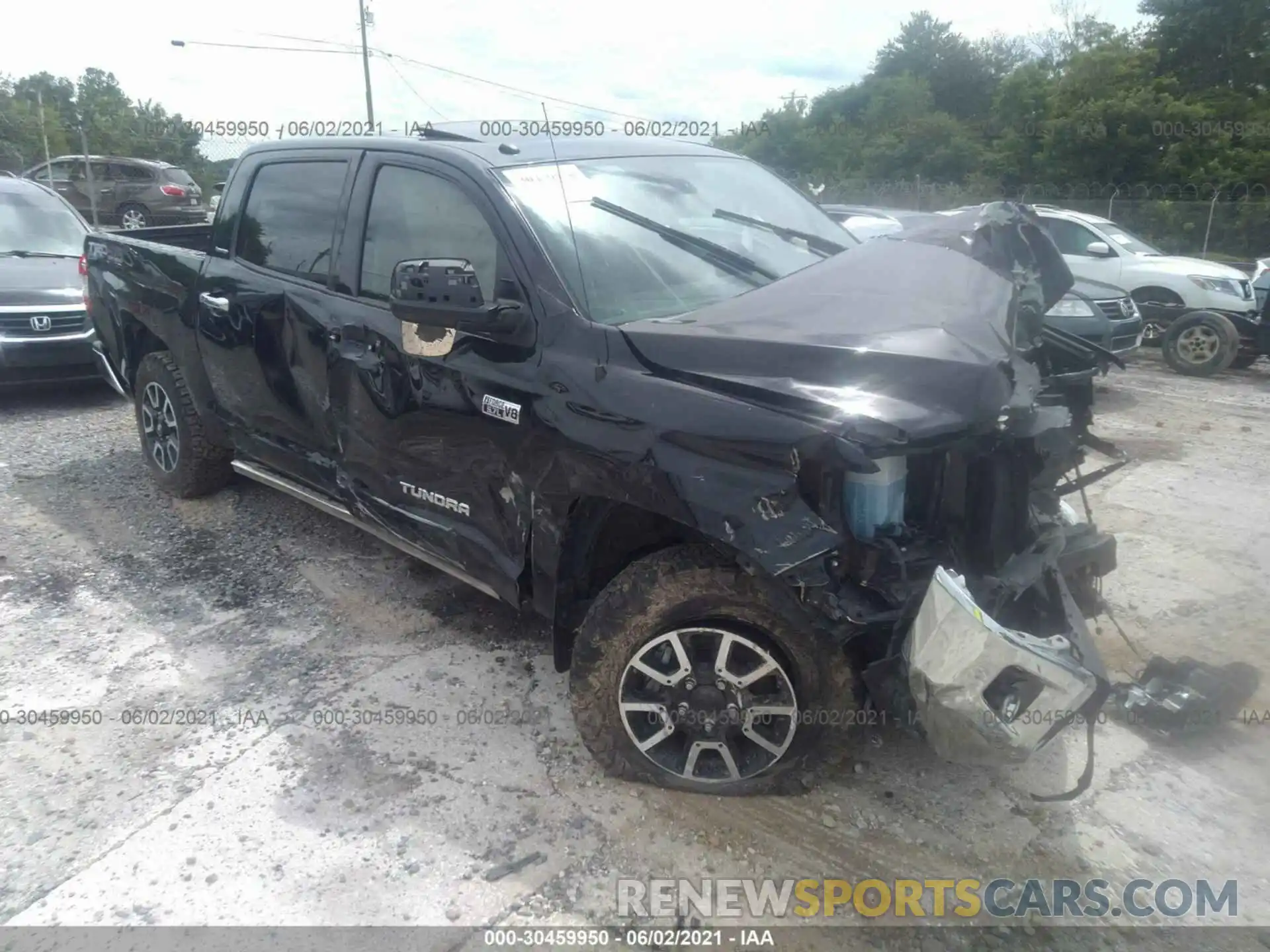 1 Photograph of a damaged car 5TFHY5F19KX780115 TOYOTA TUNDRA 4WD 2019