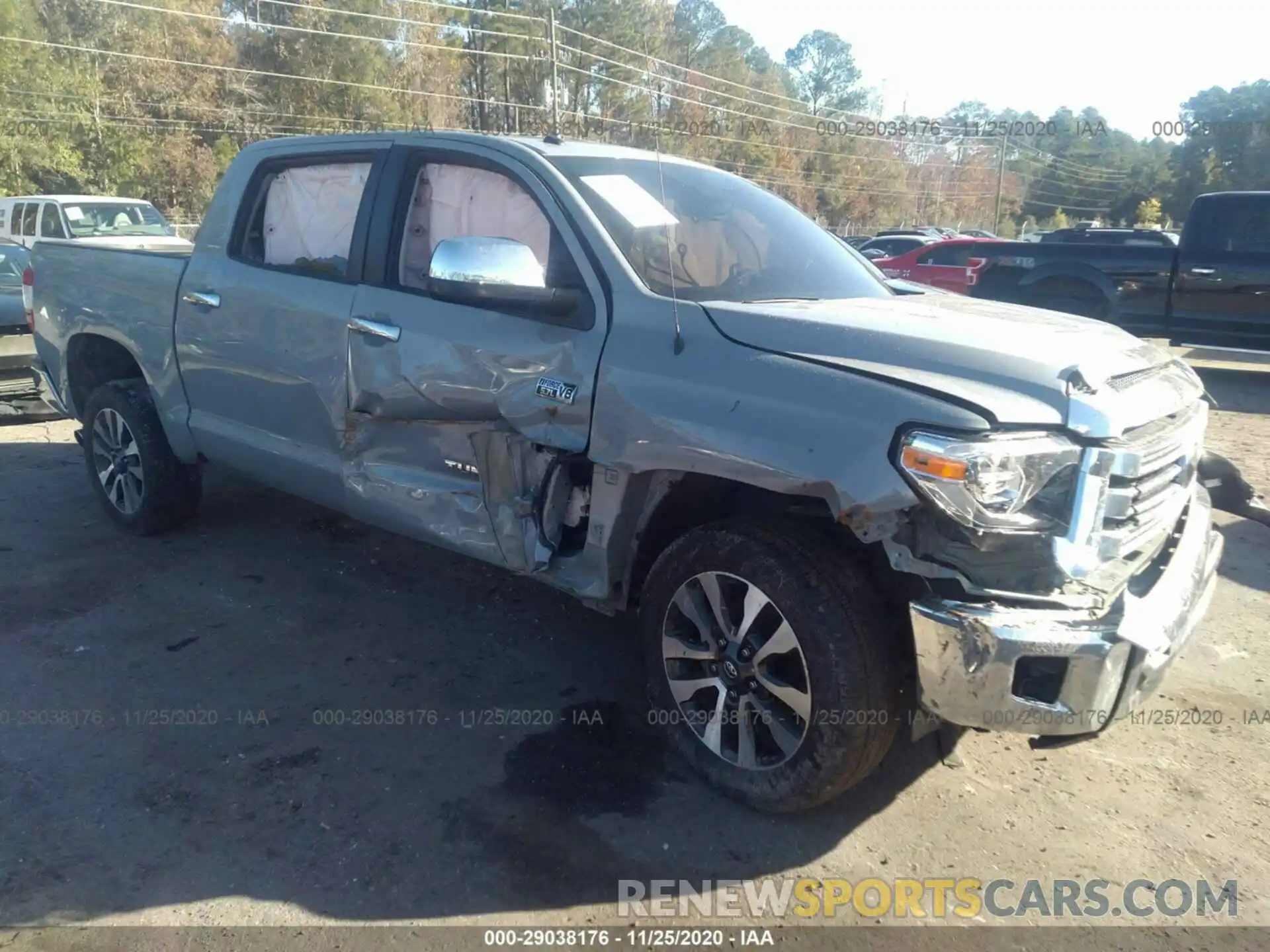 1 Photograph of a damaged car 5TFHY5F19KX826347 TOYOTA TUNDRA 4WD 2019