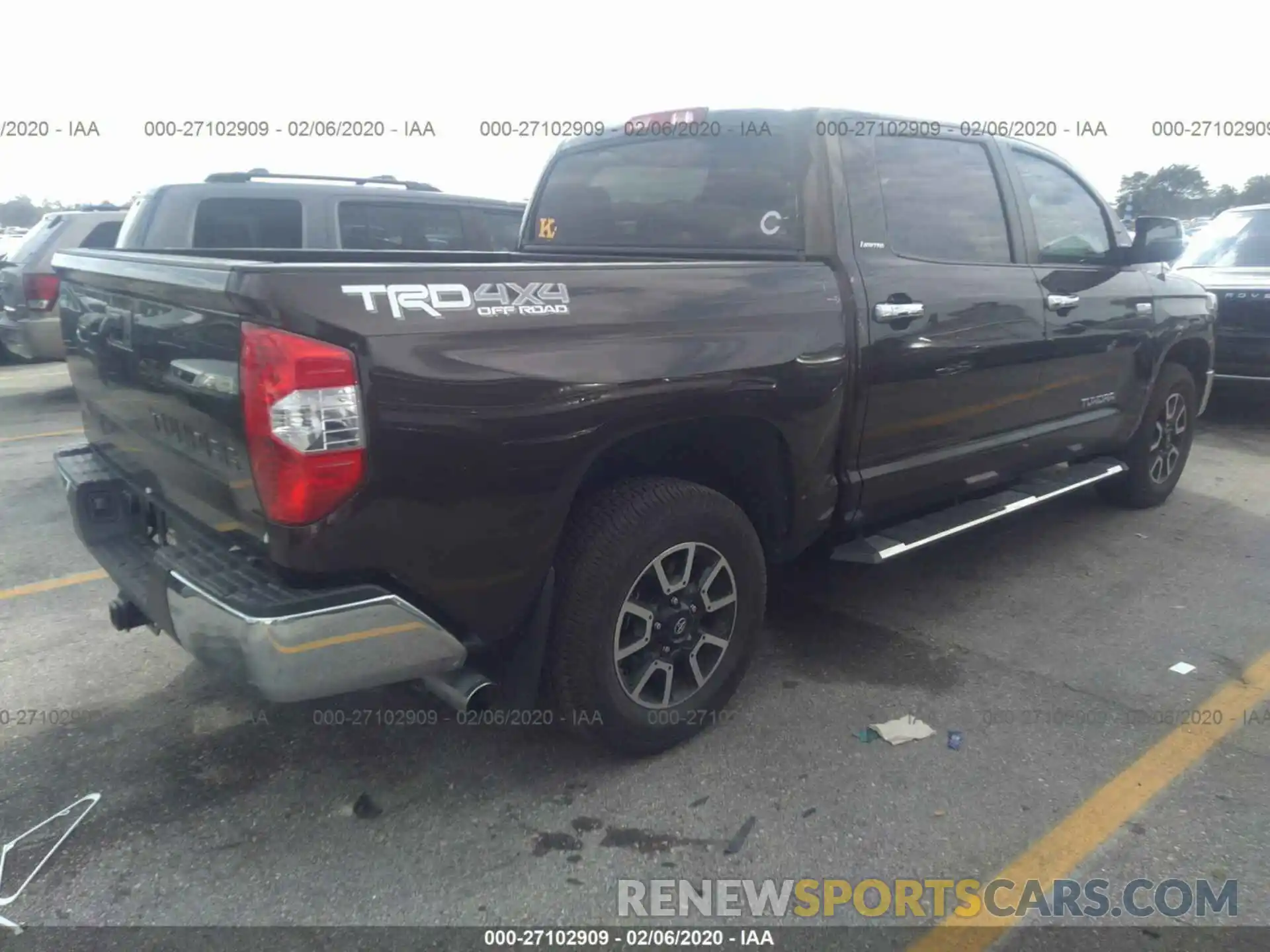 4 Photograph of a damaged car 5TFHY5F19KX828812 TOYOTA TUNDRA 4WD 2019