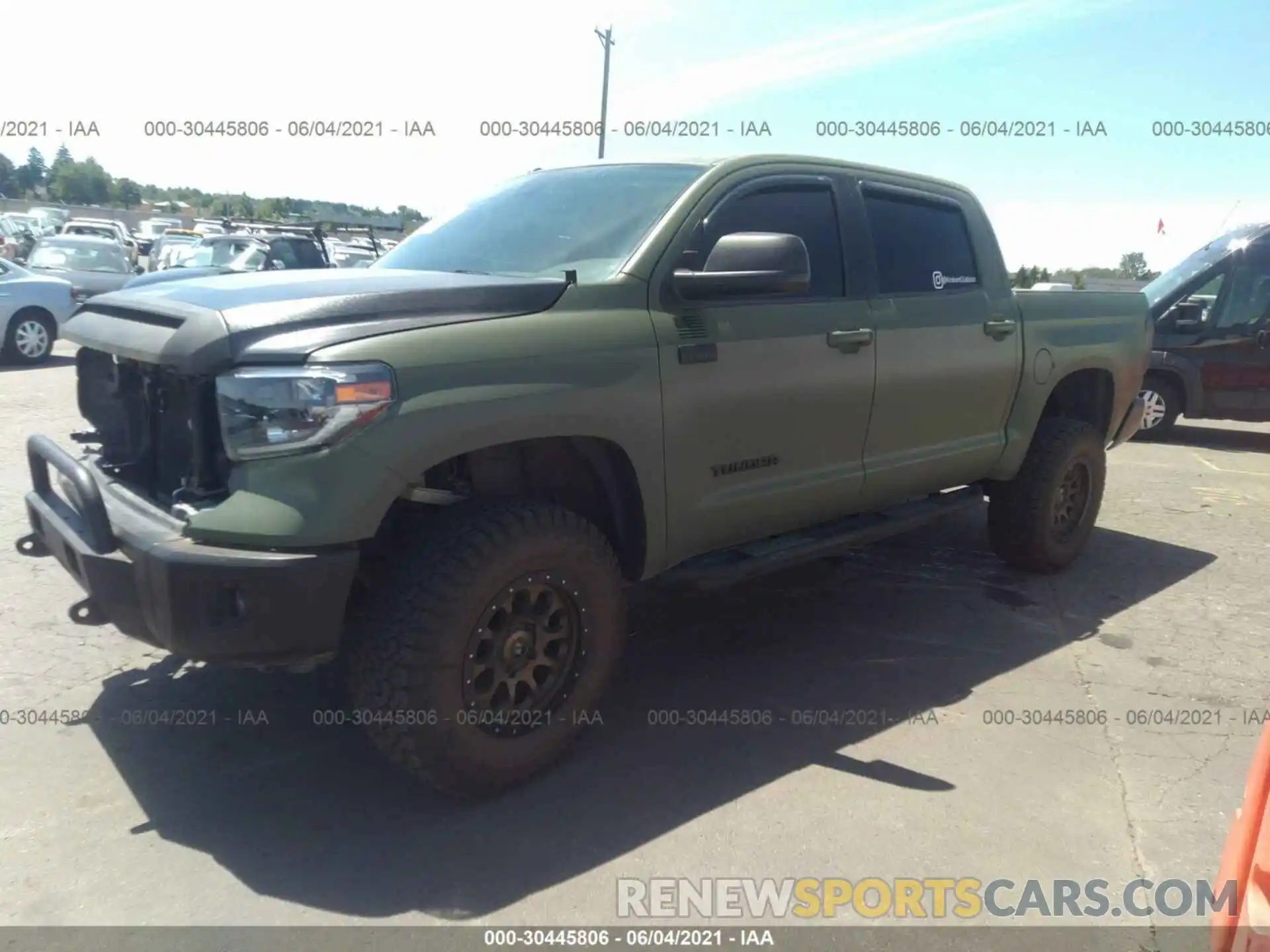 2 Photograph of a damaged car 5TFHY5F19KX846839 TOYOTA TUNDRA 4WD 2019