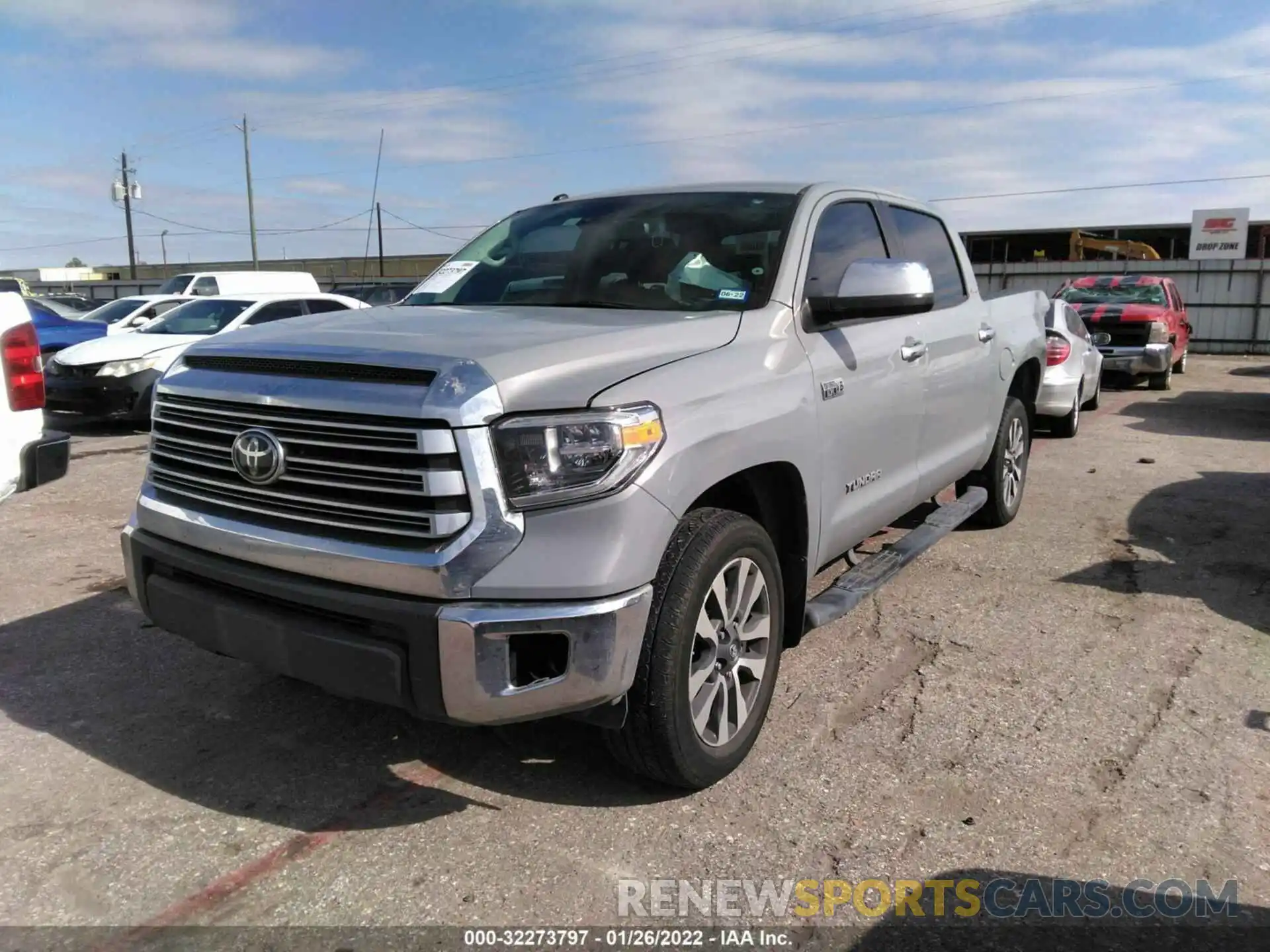 2 Photograph of a damaged car 5TFHY5F19KX847506 TOYOTA TUNDRA 4WD 2019