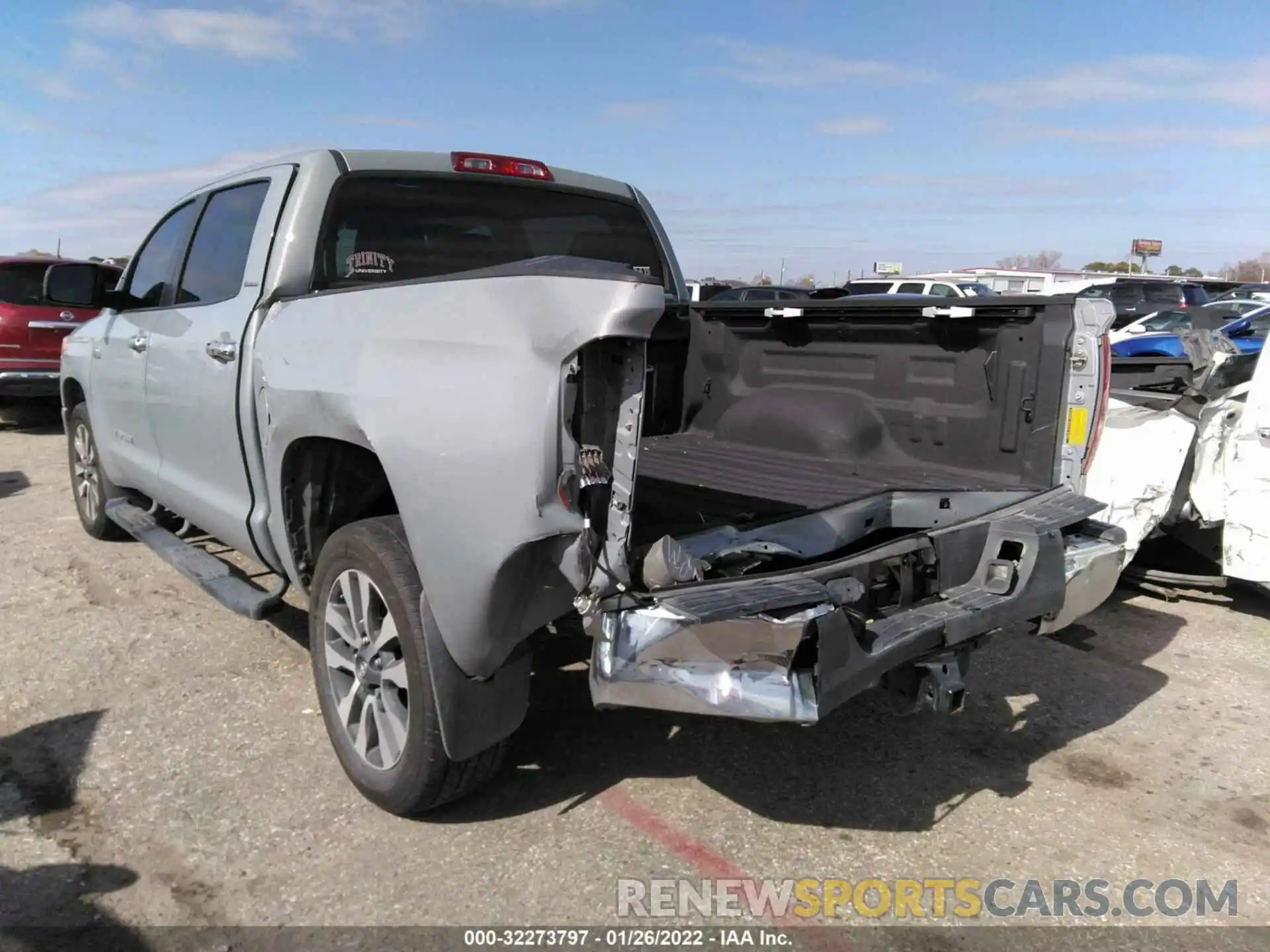 3 Photograph of a damaged car 5TFHY5F19KX847506 TOYOTA TUNDRA 4WD 2019