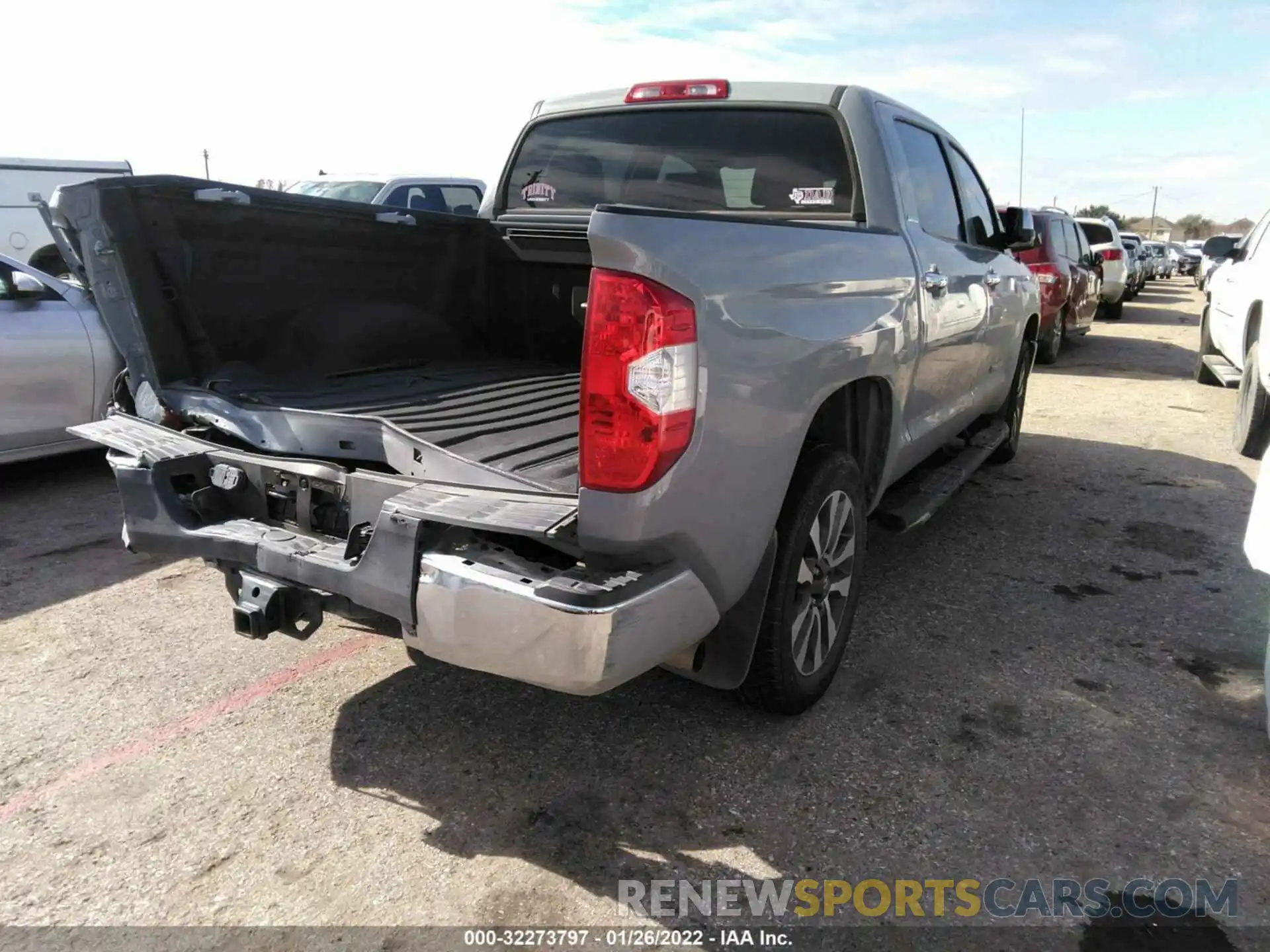 4 Photograph of a damaged car 5TFHY5F19KX847506 TOYOTA TUNDRA 4WD 2019