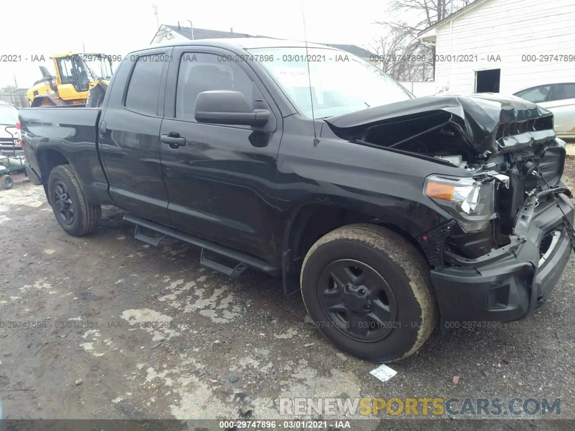 1 Photograph of a damaged car 5TFUM5F16KX083687 TOYOTA TUNDRA 4WD 2019