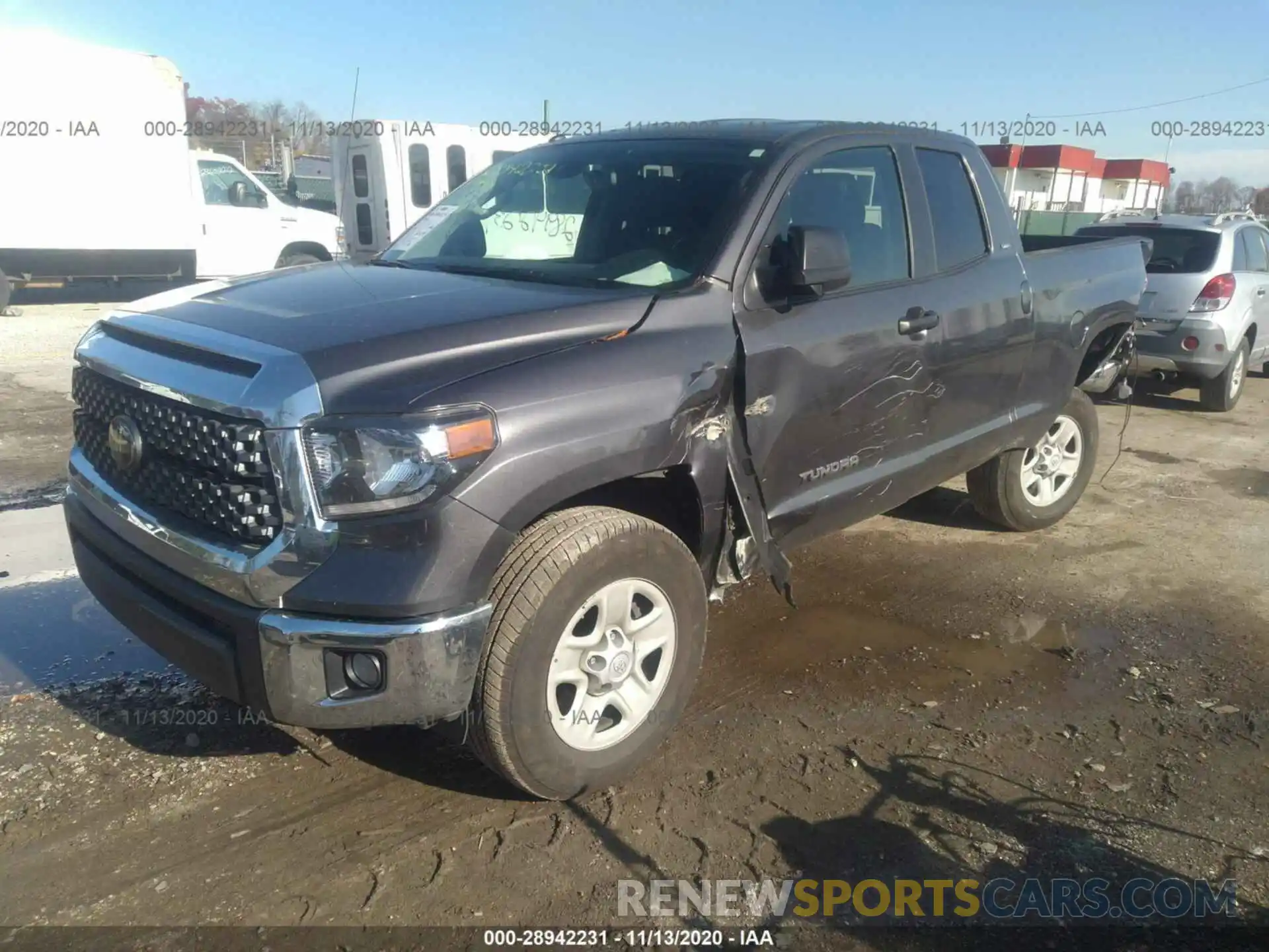 2 Photograph of a damaged car 5TFUM5F18KX083240 TOYOTA TUNDRA 4WD 2019