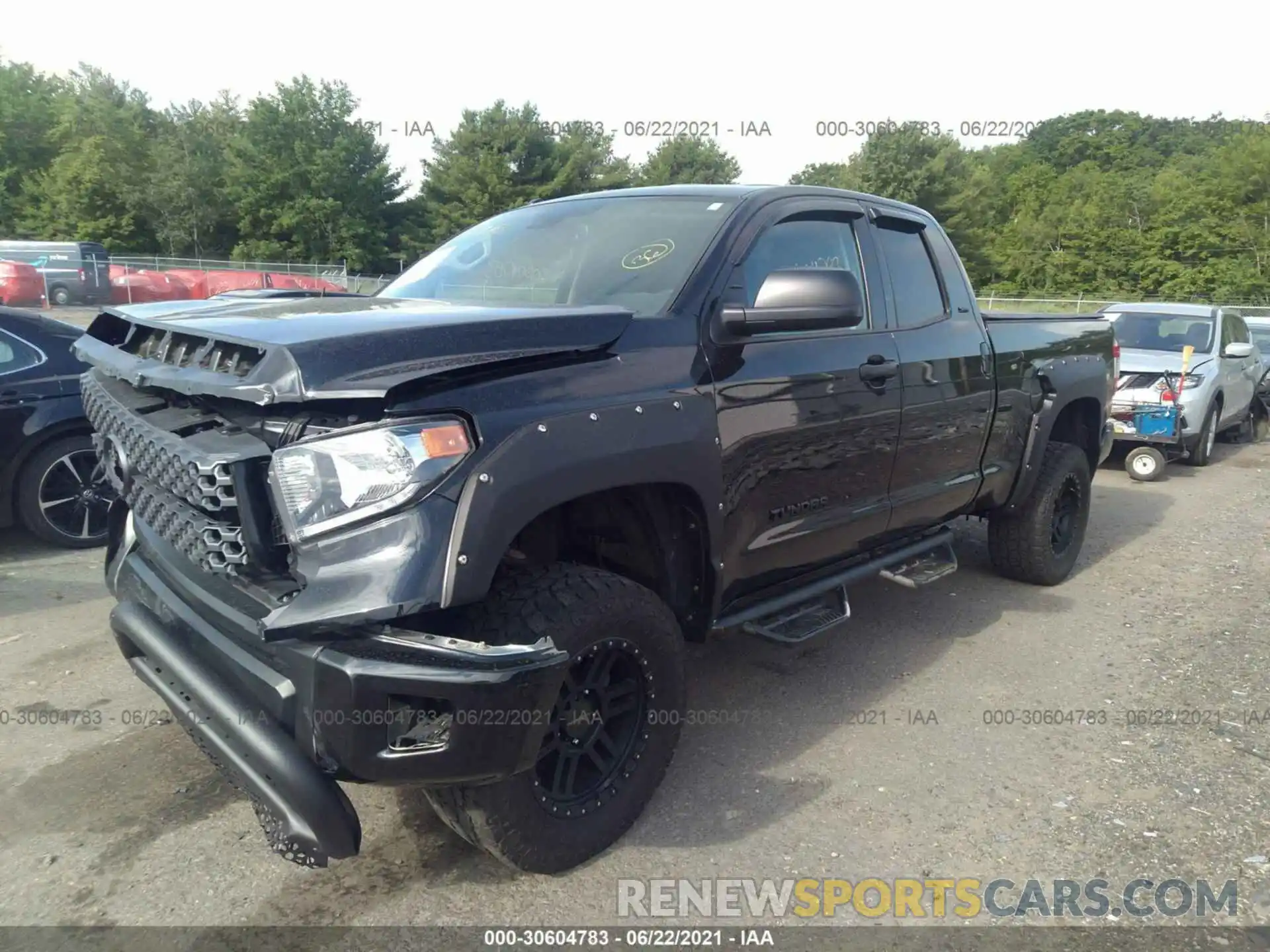 2 Photograph of a damaged car 5TFUM5F1XKX082803 TOYOTA TUNDRA 4WD 2019