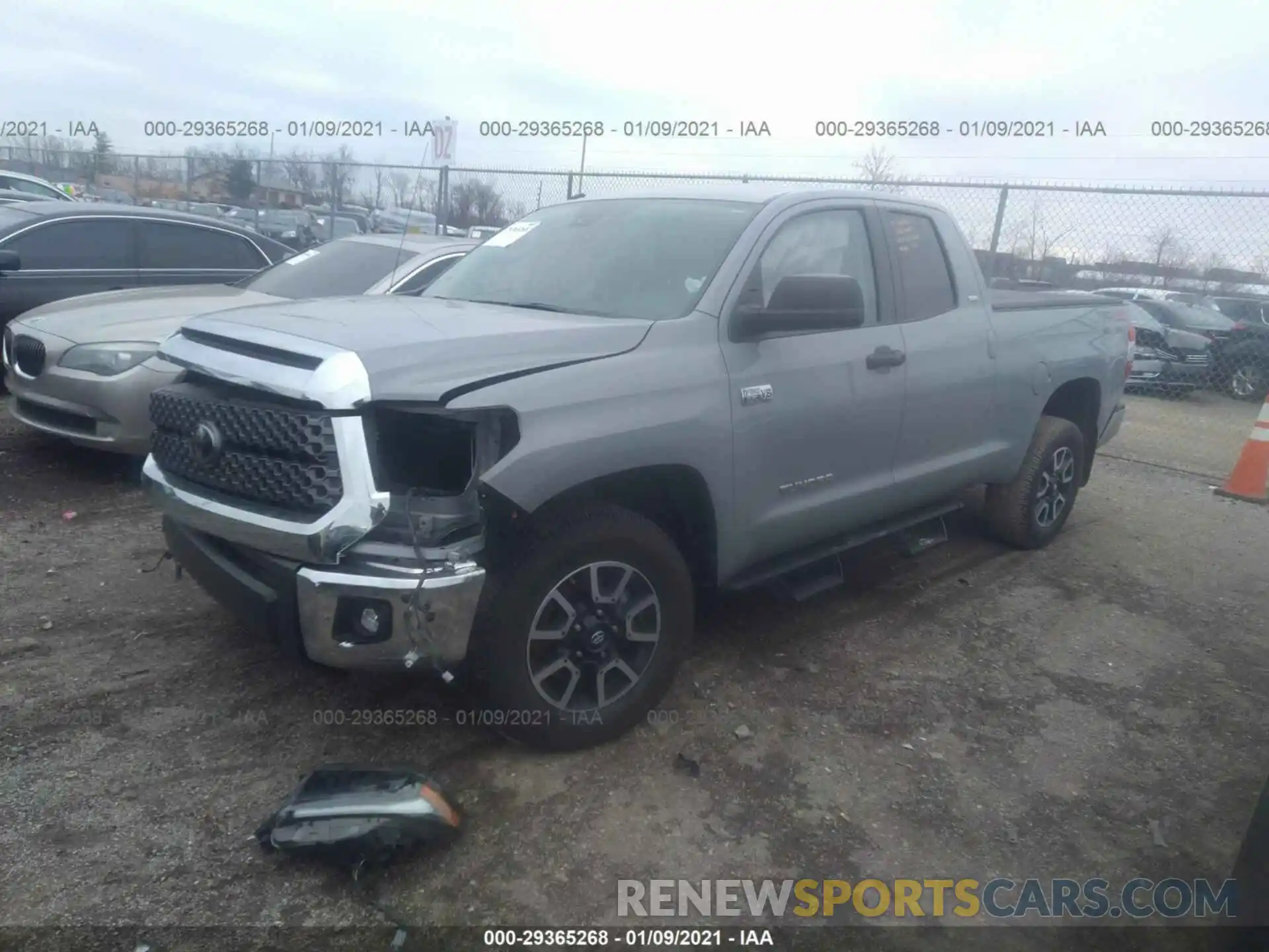 2 Photograph of a damaged car 5TFUW5F10KX838634 TOYOTA TUNDRA 4WD 2019