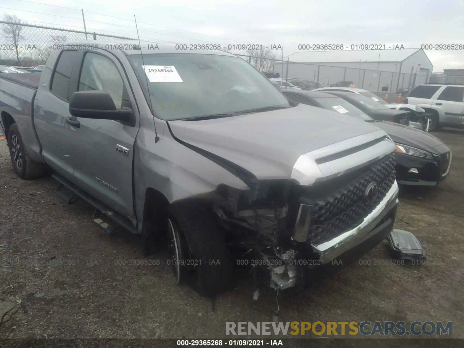 6 Photograph of a damaged car 5TFUW5F10KX838634 TOYOTA TUNDRA 4WD 2019