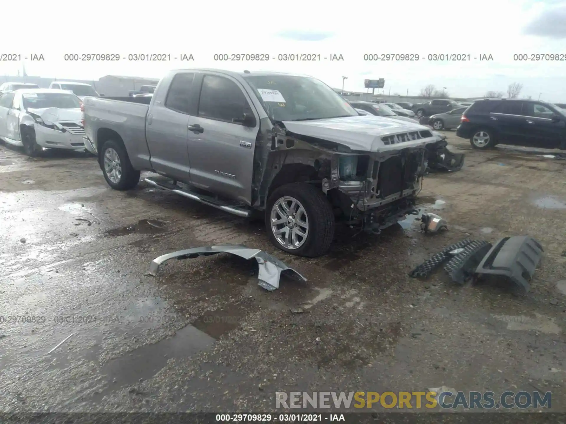 6 Photograph of a damaged car 5TFUW5F17KX812208 TOYOTA TUNDRA 4WD 2019